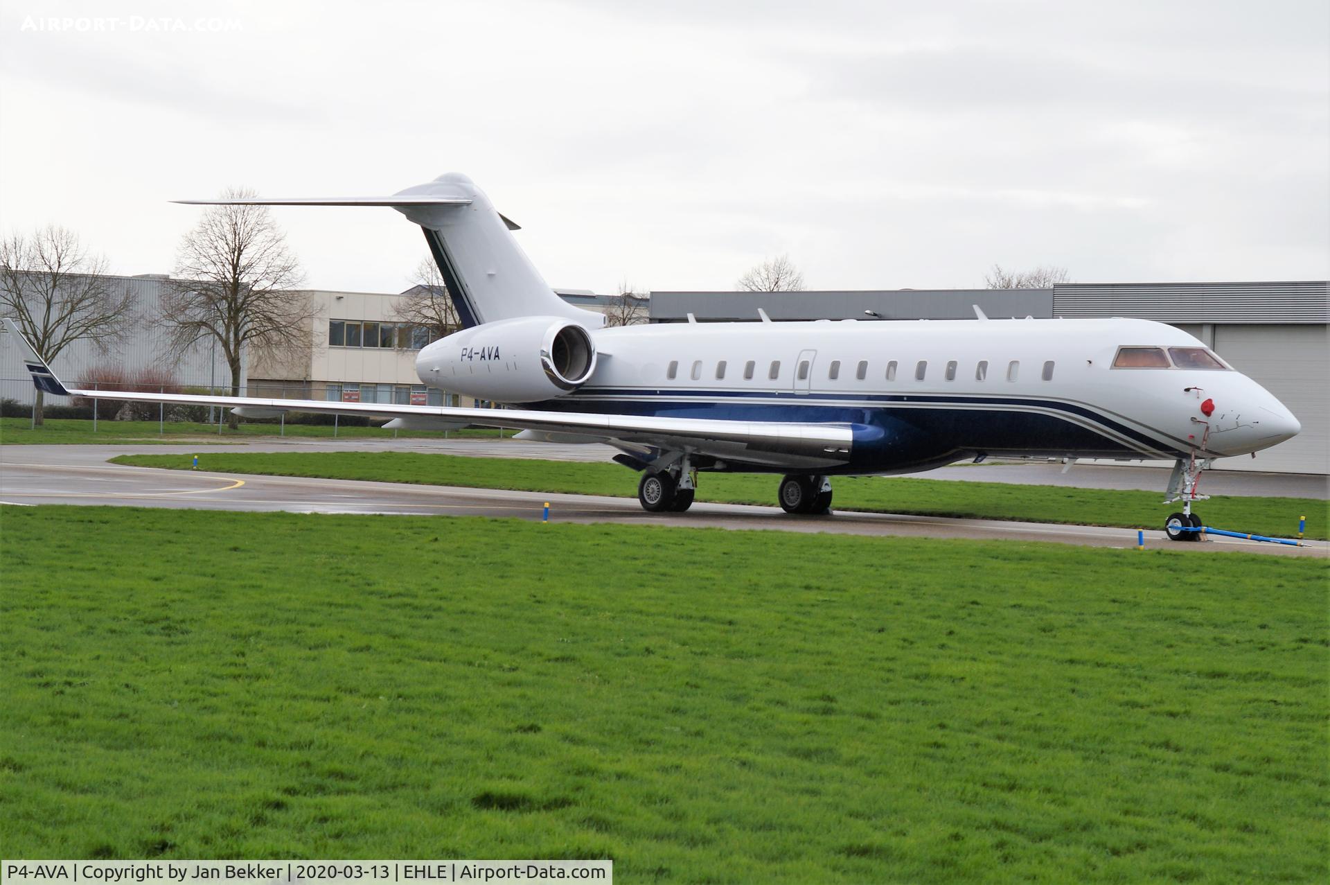 P4-AVA, Bombardier BD 700-1A10 Global Express C/N 9334, Lelystad Airport