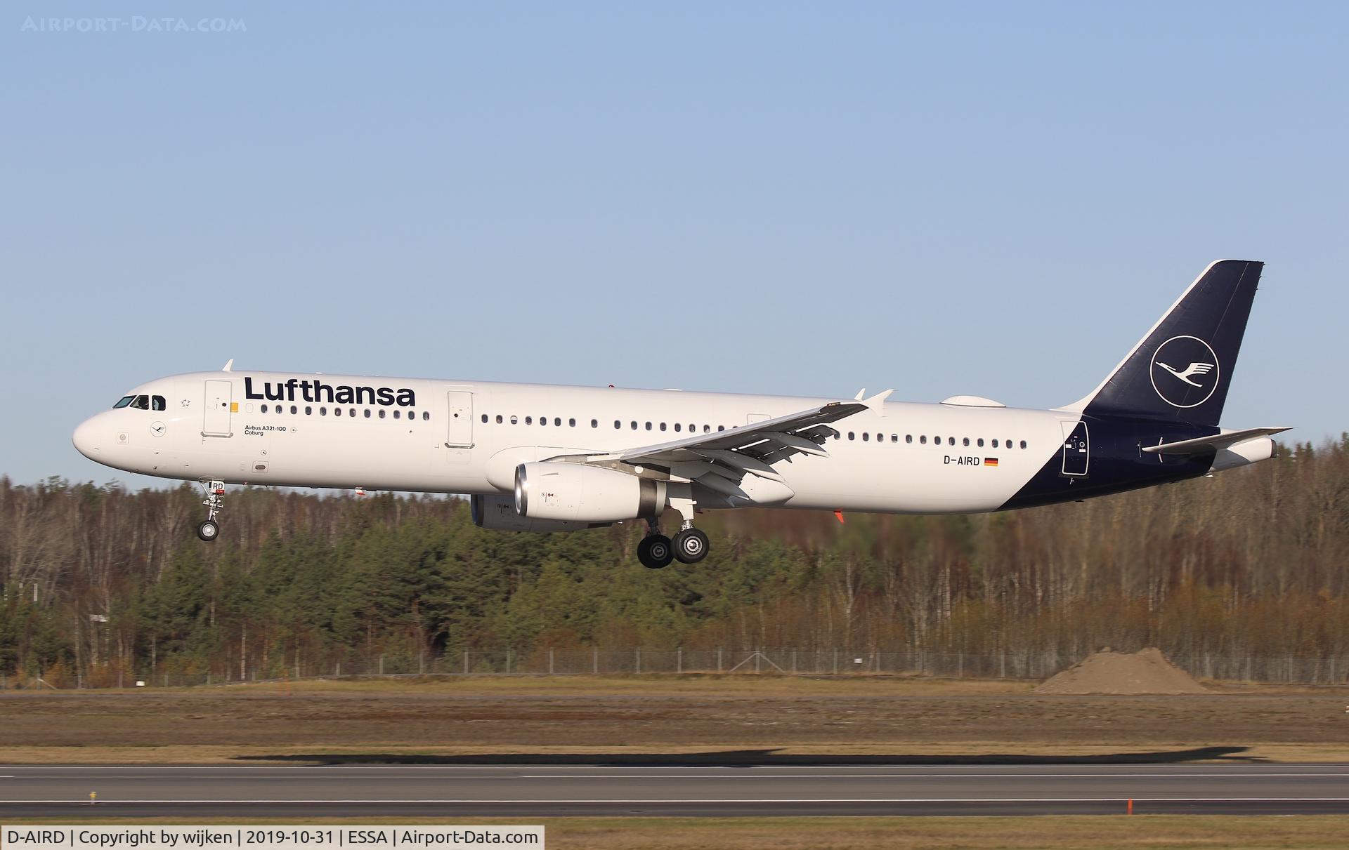 D-AIRD, 1994 Airbus A321-131 C/N 0474, RWY 26