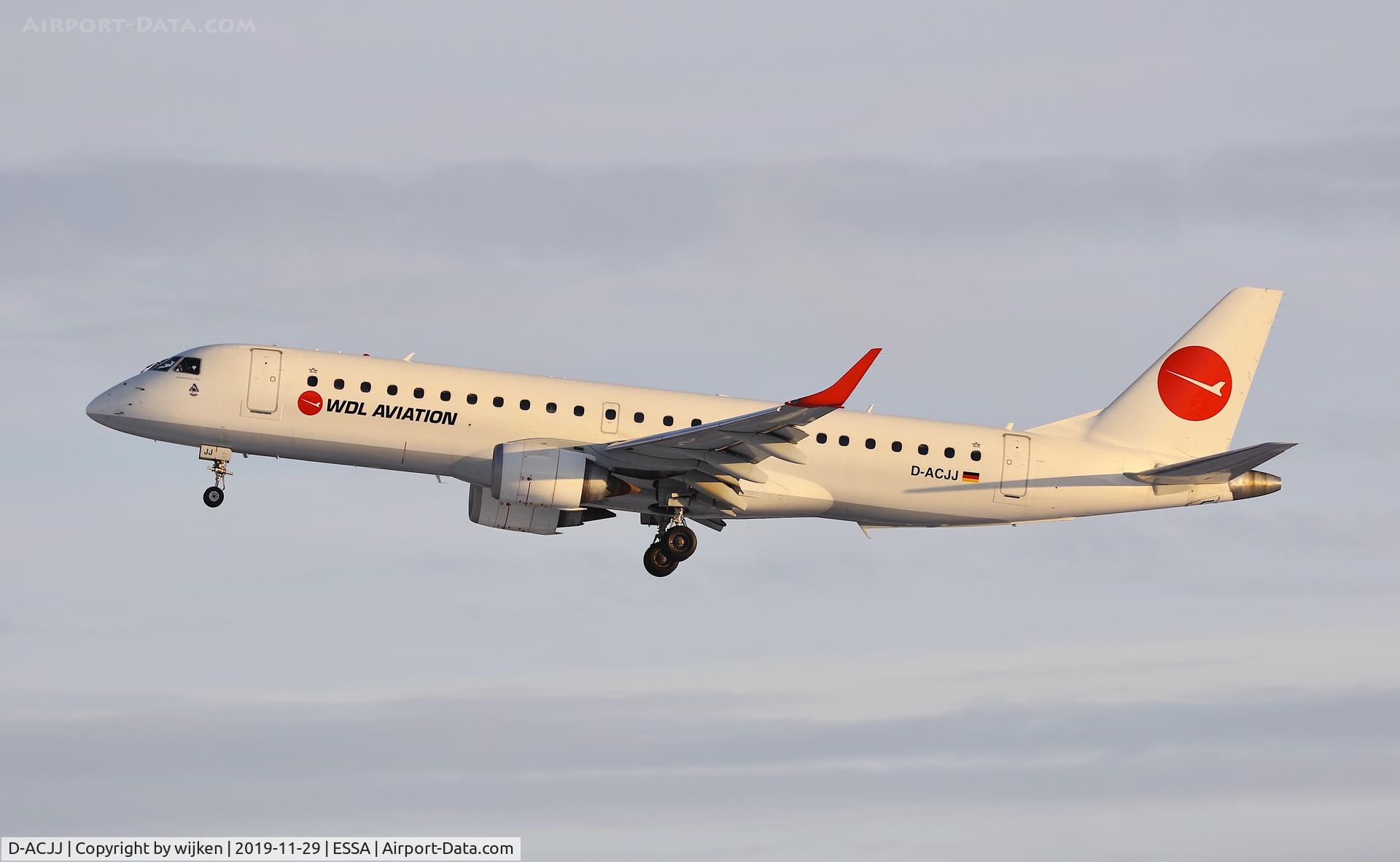 D-ACJJ, 2007 Embraer 190LR (ERJ-190-100LR) C/N 19000114, RWY 26