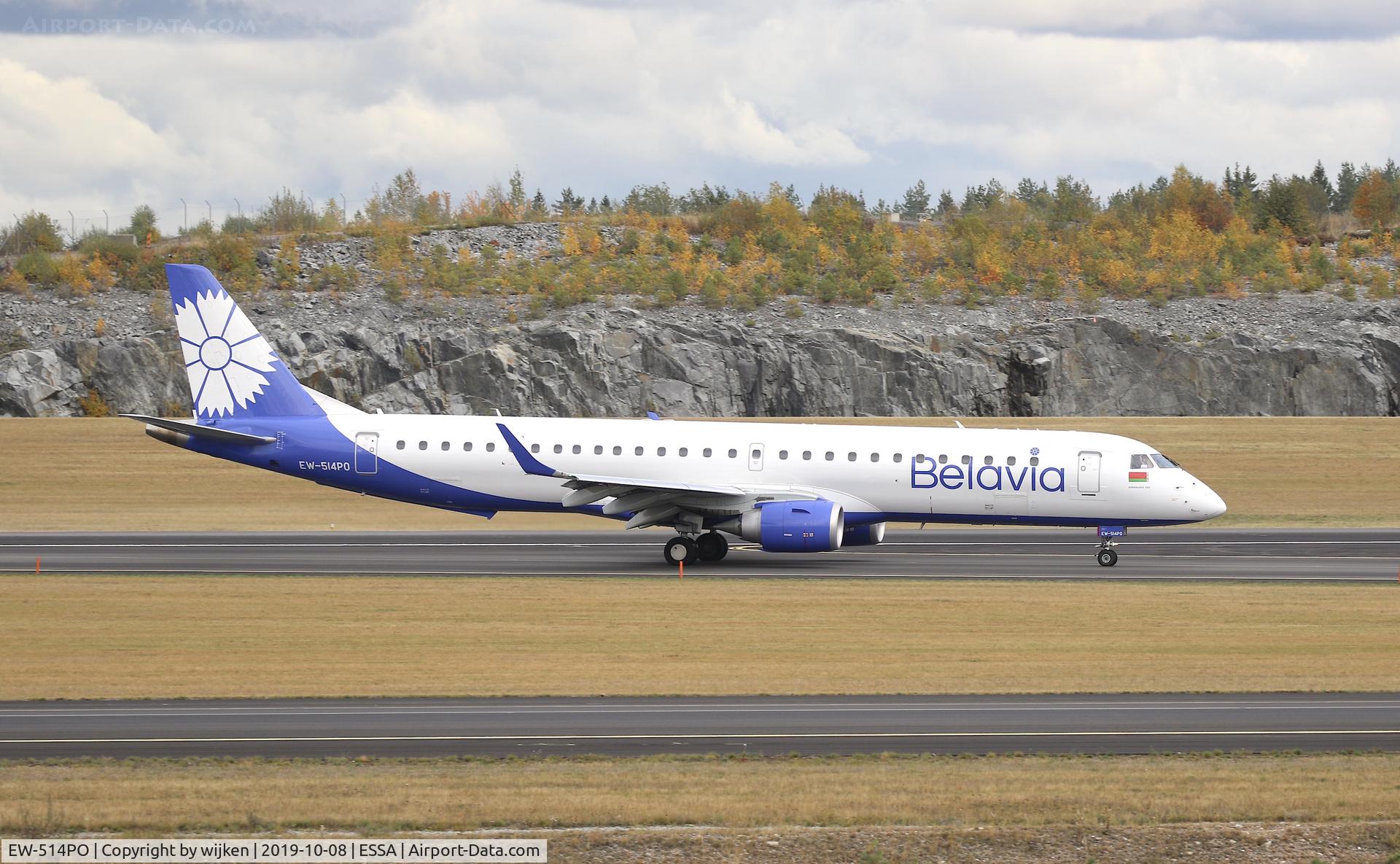 EW-514PO, 2018 Embraer 195LR (ERJ-190-200LR) C/N 19000756, RWY 19L