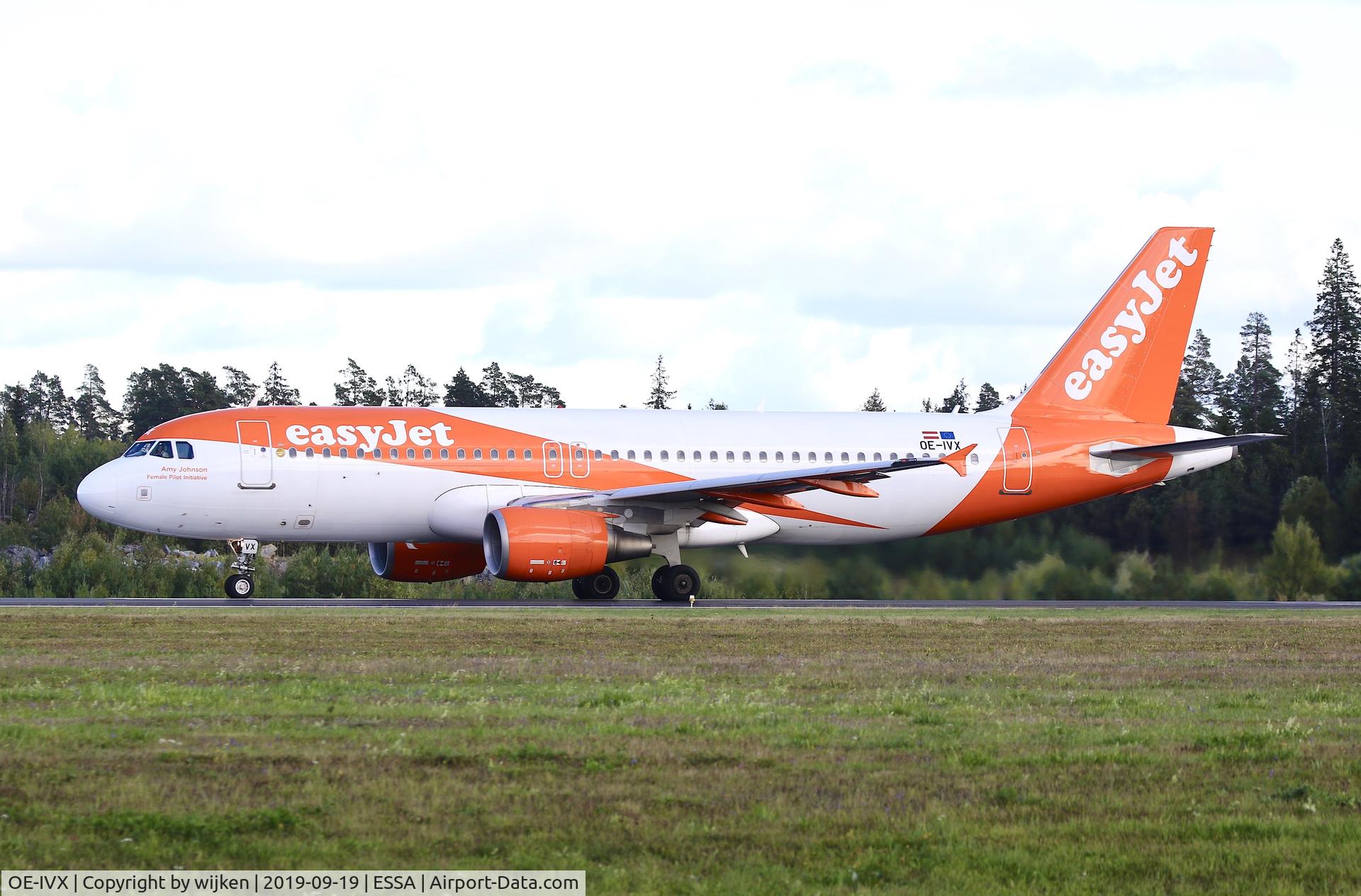 OE-IVX, 2009 Airbus A320-214 C/N 4012, Amy Johnson Female Pilot Flying Initiative
RWY 01L