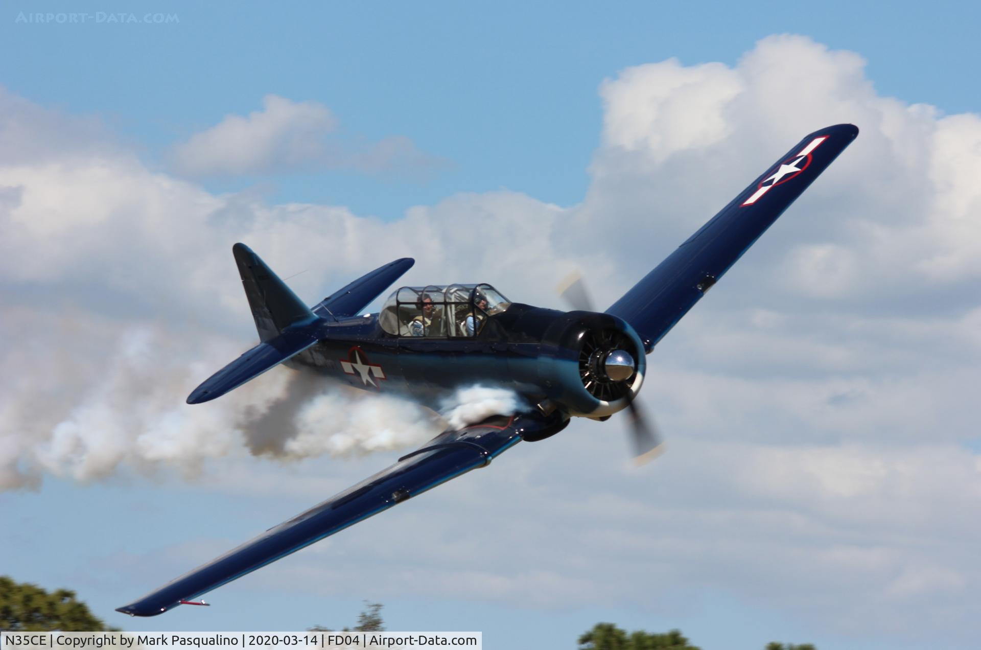 N35CE, 1950 North American/walbrun T-6G C/N 168-89GW, North American T-6G