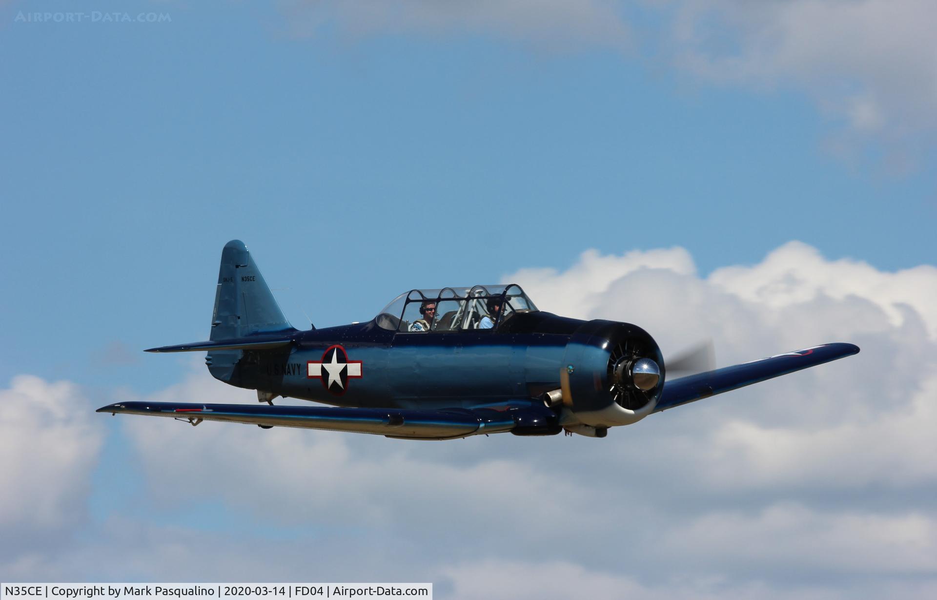N35CE, 1950 North American/walbrun T-6G C/N 168-89GW, North American T-6G