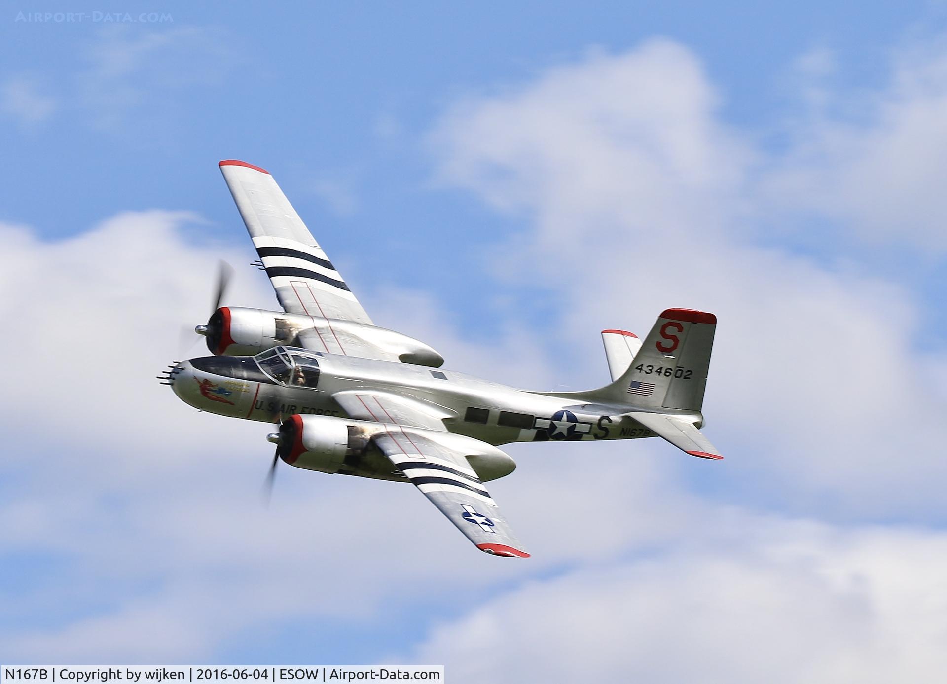 N167B, 1944 Douglas A-26B Invader C/N 27881, Roll Out 2016