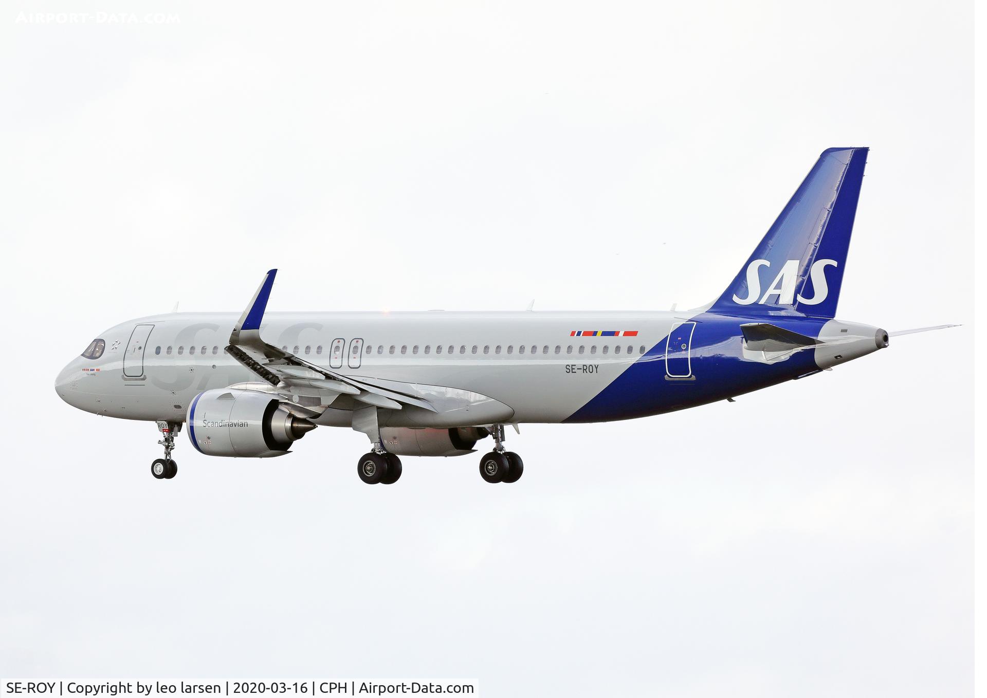 SE-ROY, 2019 Airbus A320-251N C/N 9316, Copenhagen 16.3.2020