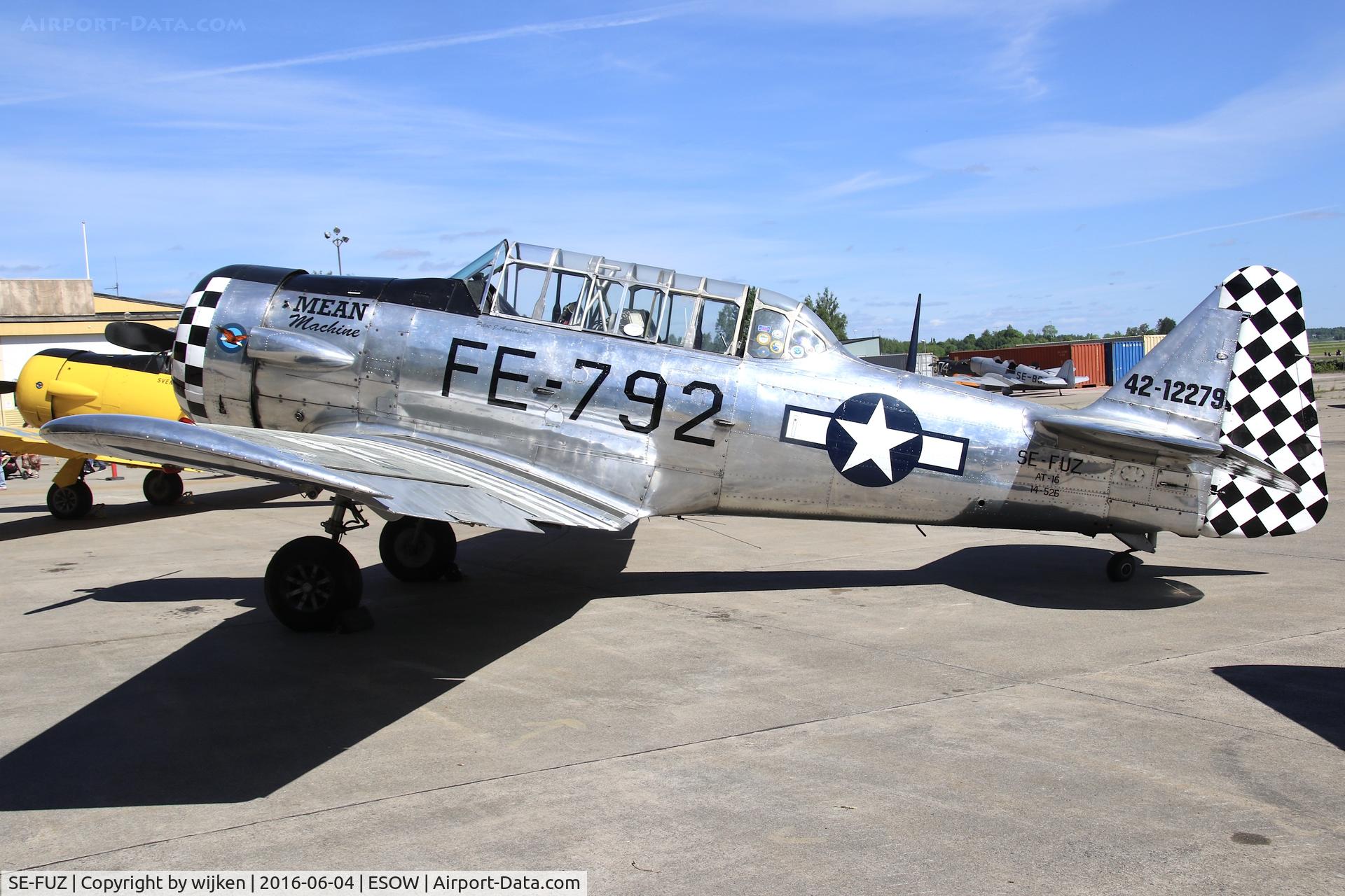 SE-FUZ, 1943 Noorduyn AT-16 Harvard II C/N 14-526, Roll Out 2016