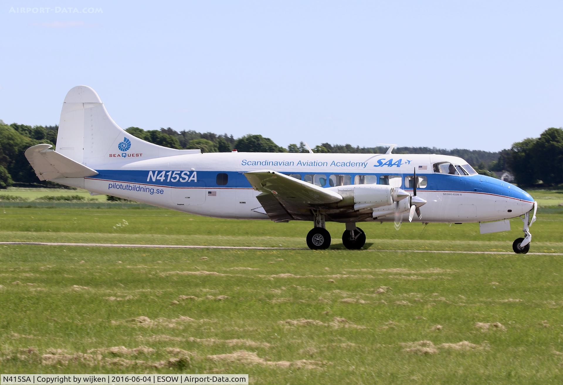 N415SA, 1954 De Havilland DH-114 Heron 2X C/N 14064, Roll Out 2016
