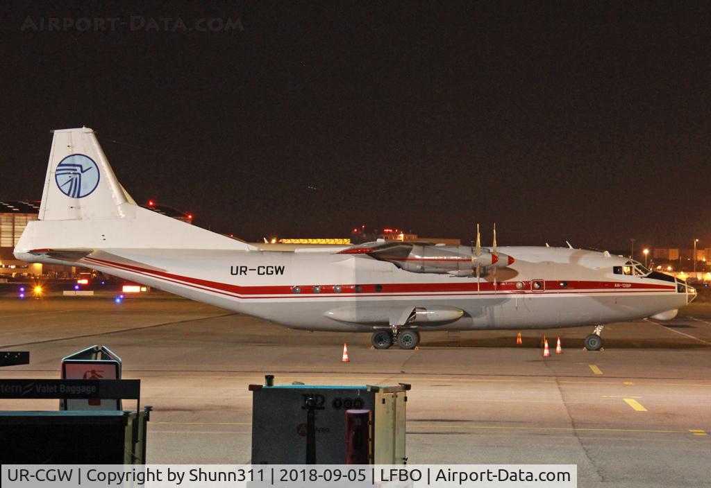 UR-CGW, 1964 Antonov An-12BP C/N 402410, Parked at the old Terminal for a night stop... Operated by Ukraine Air Alliance