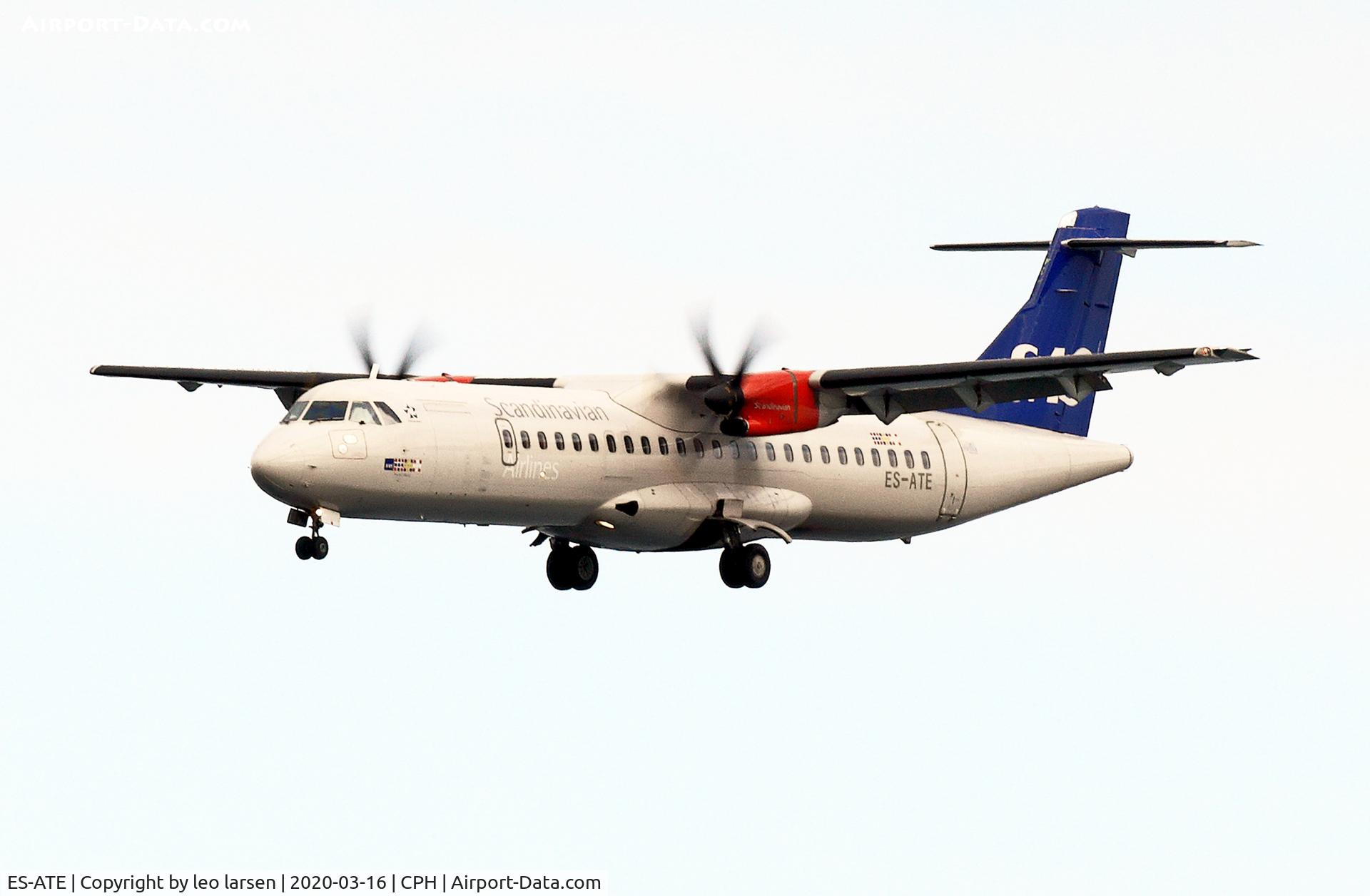 ES-ATE, 2013 ATR 72-600 (72-212A) C/N 1120, Copenhagen 16.3.2020