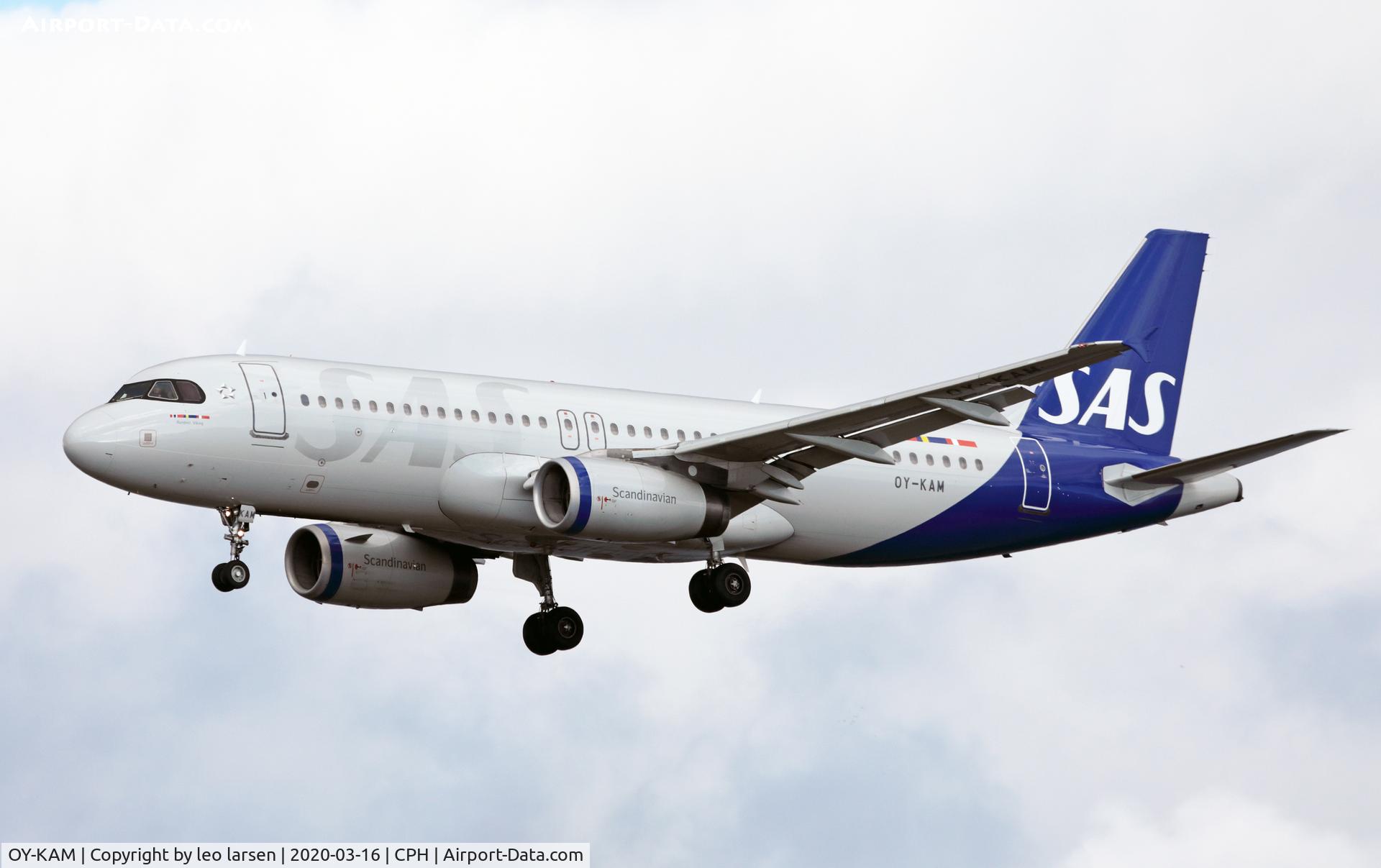 OY-KAM, 2006 Airbus A320-232 C/N 2911, Copenhagen 16.3.2020