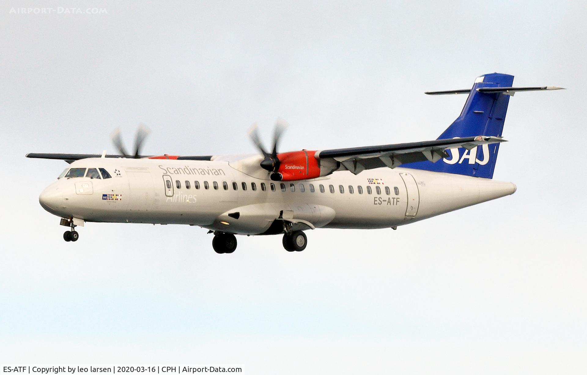 ES-ATF, 2013 ATR 72-600 (72-212A) C/N 1131, Copenhagen 16.3.2020