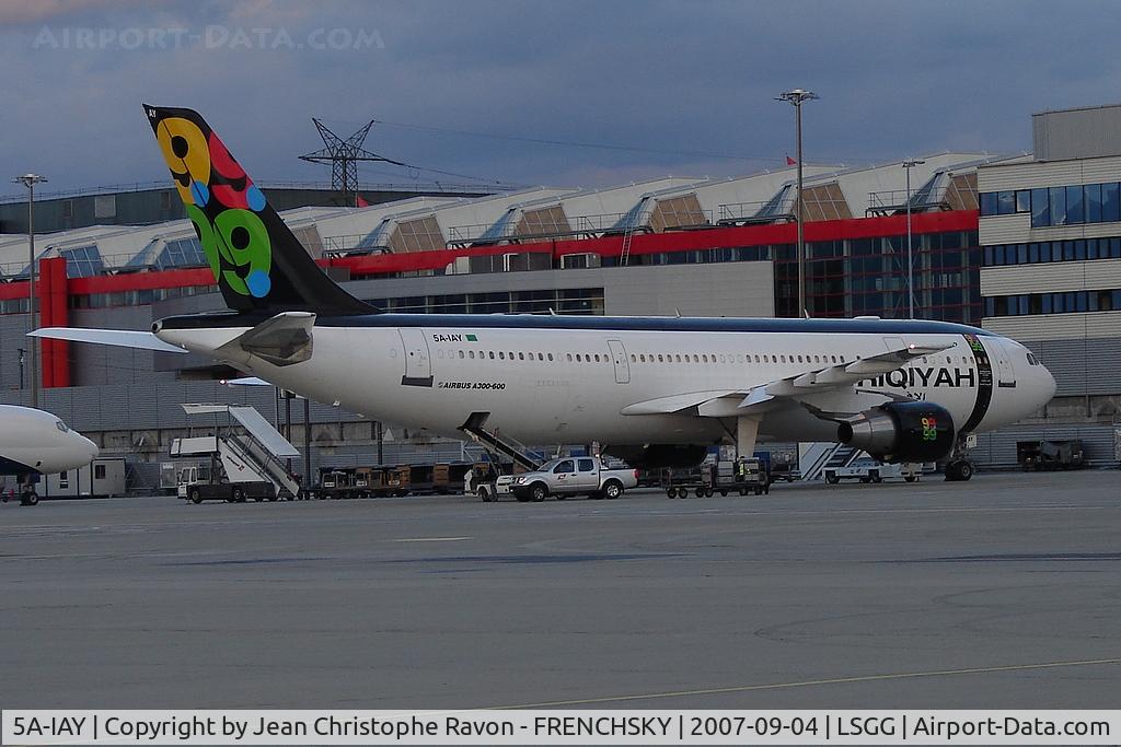5A-IAY, 1985 Airbus A300B4-620 C/N 354, destroyed during fighting Tripoli 23-24 Aug 2011