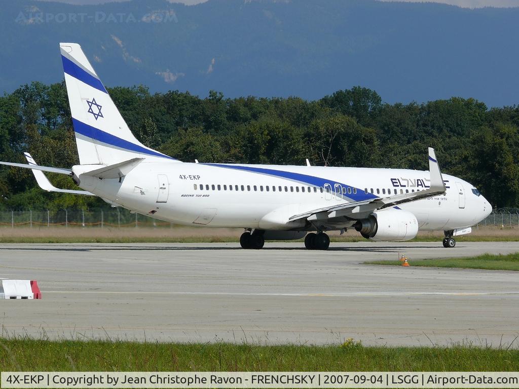 4X-EKP, 2001 Boeing 737-8Q8 C/N 30639, El Al Israel Airlines