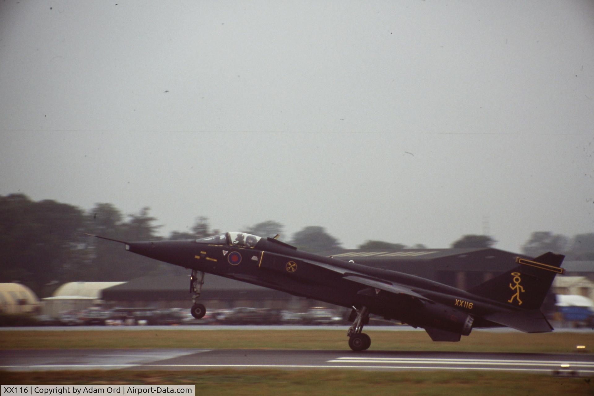 XX116, 1973 Sepecat Jaguar GR.3A C/N S.9, Taken by myself at RAF Fairford,  1995