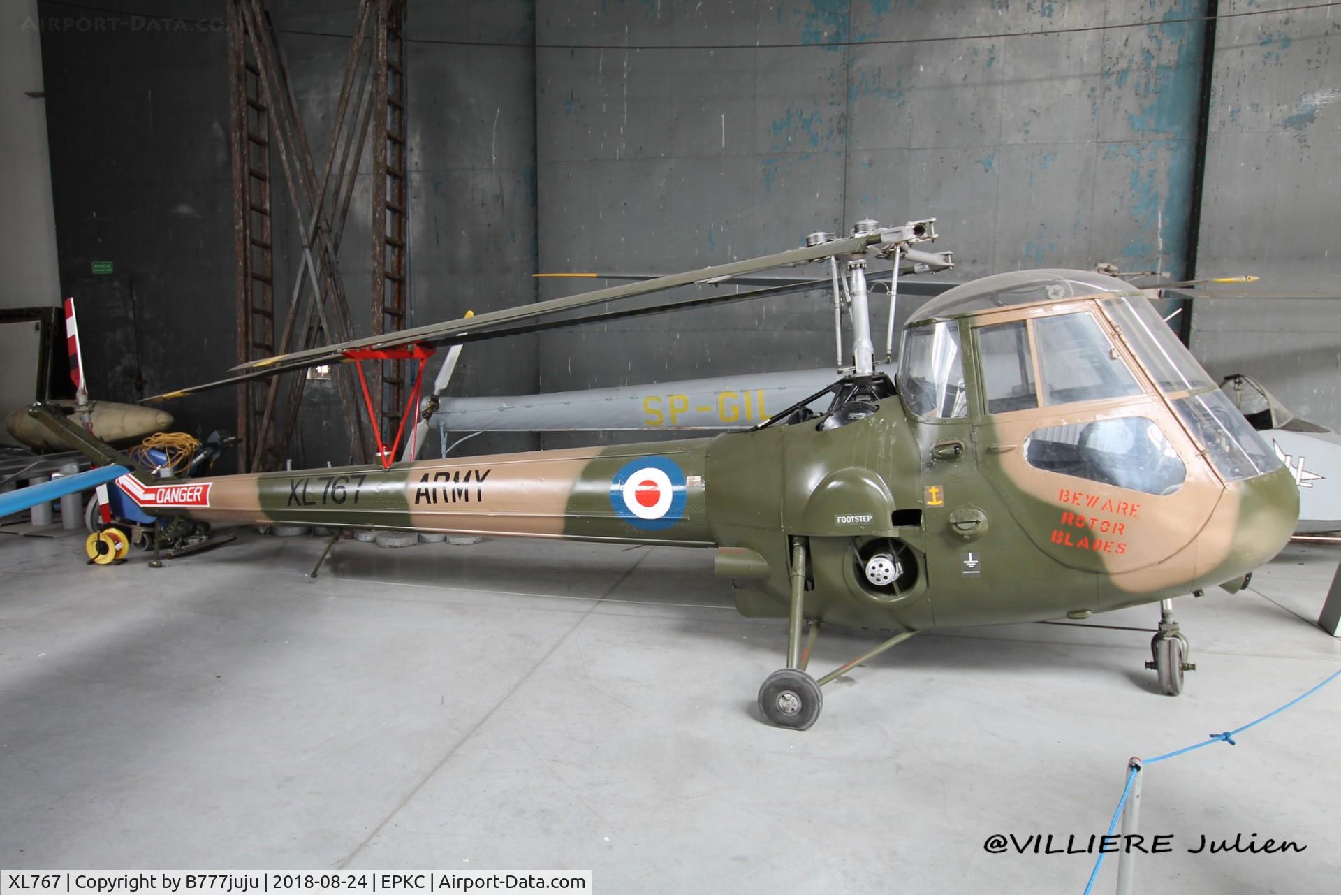 XL767, 1958 Saunders-Roe Skeeter AOP.12 C/N S2/5080, at Cracovie