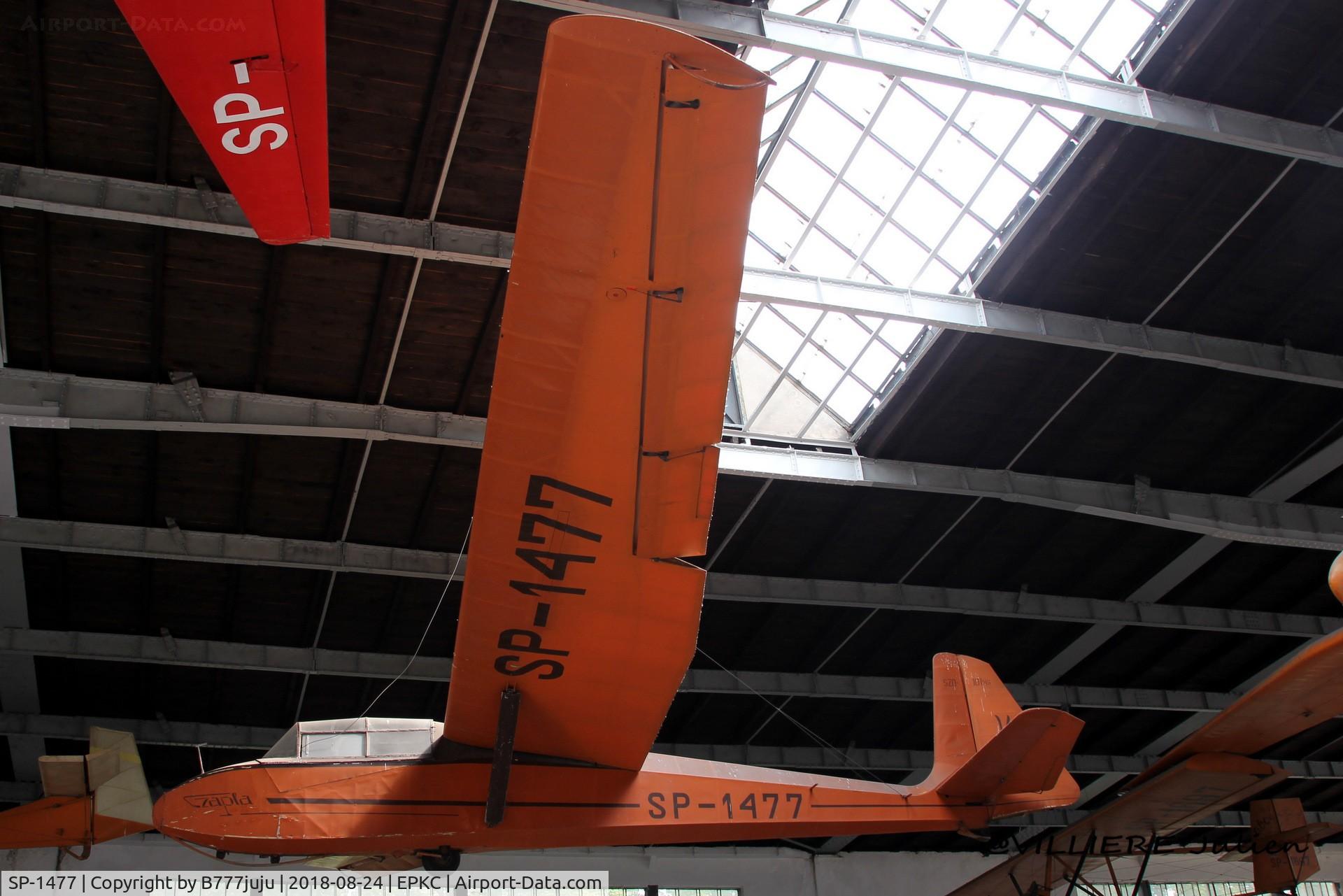 SP-1477, 1955 PZL-Bielsko SZD-10bis Czapla C/N 124, at Cracovie