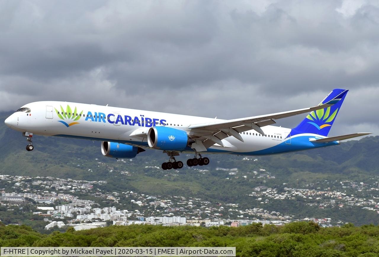 F-HTRE, 2019 Airbus A350-941 C/N 327, Landing RWY 14