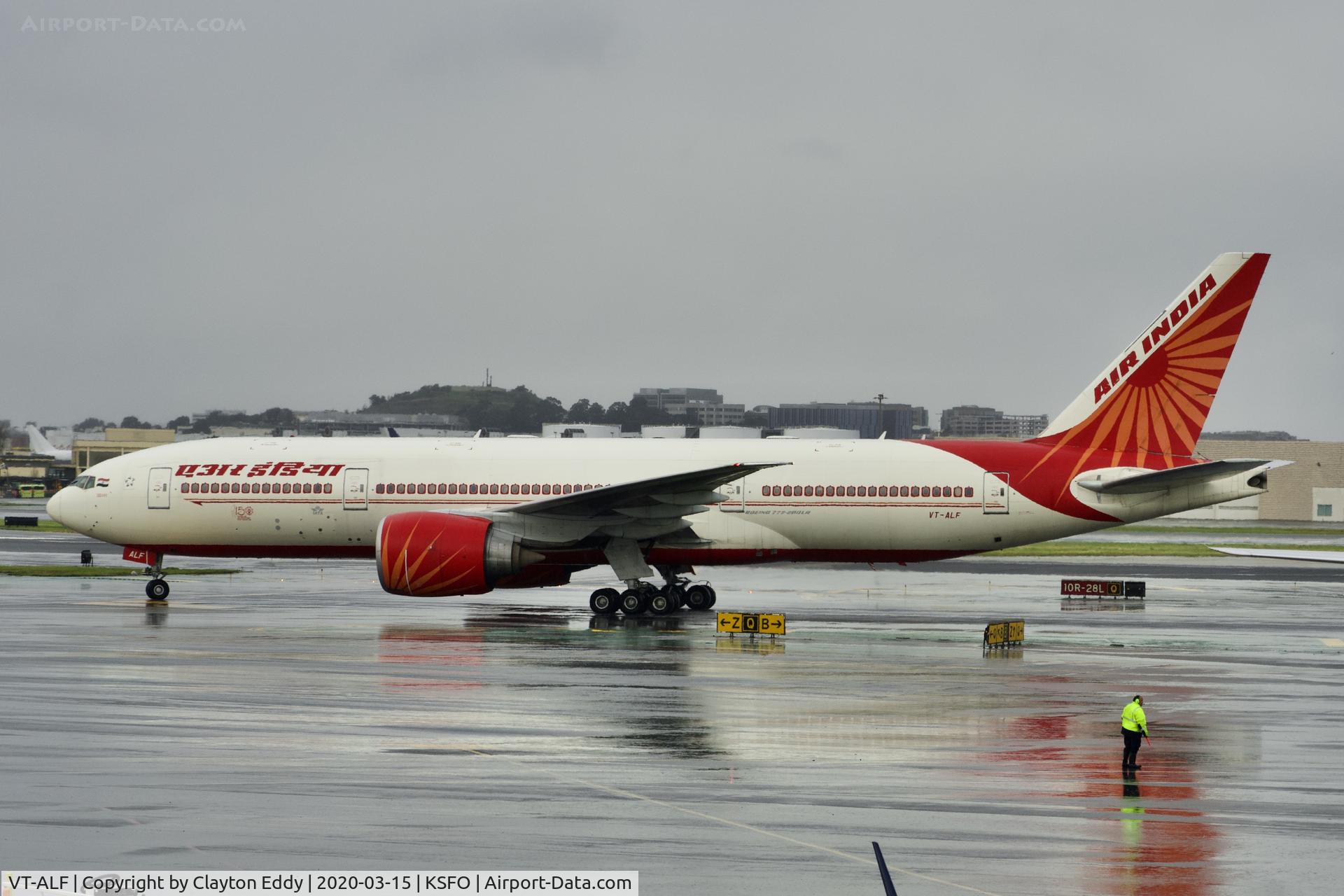 VT-ALF, 2009 Boeing 777-237/LR C/N 36305, SFO 2020.