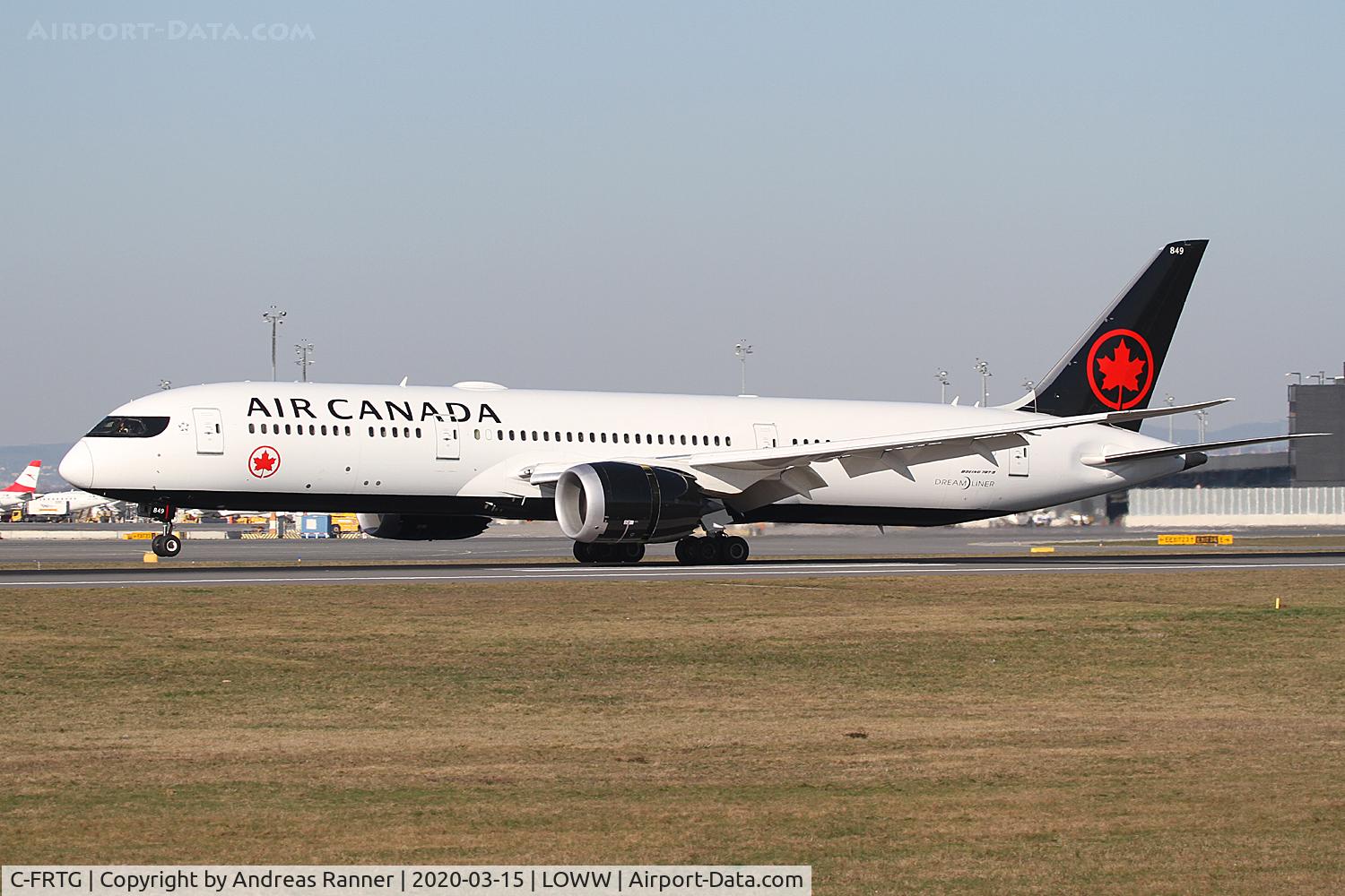 C-FRTG, 2017 Boeing 787-9 Dreamliner C/N 37184, Air Canada Boeing 787