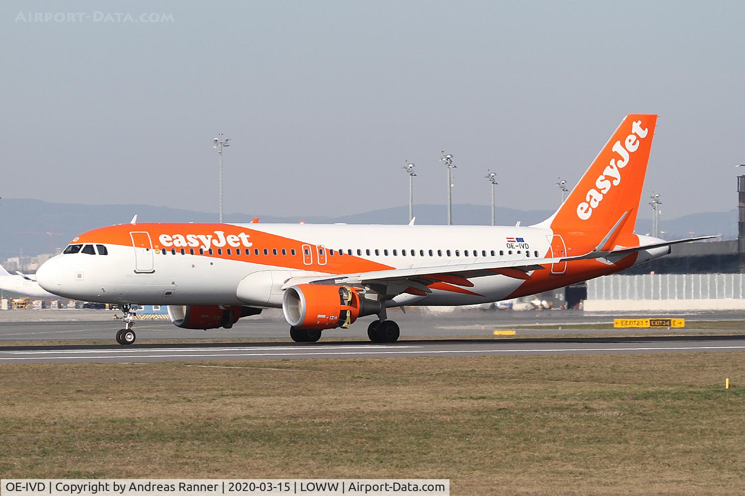 OE-IVD, 2016 Airbus A320-214 C/N 7183, Easyjet Europe A320