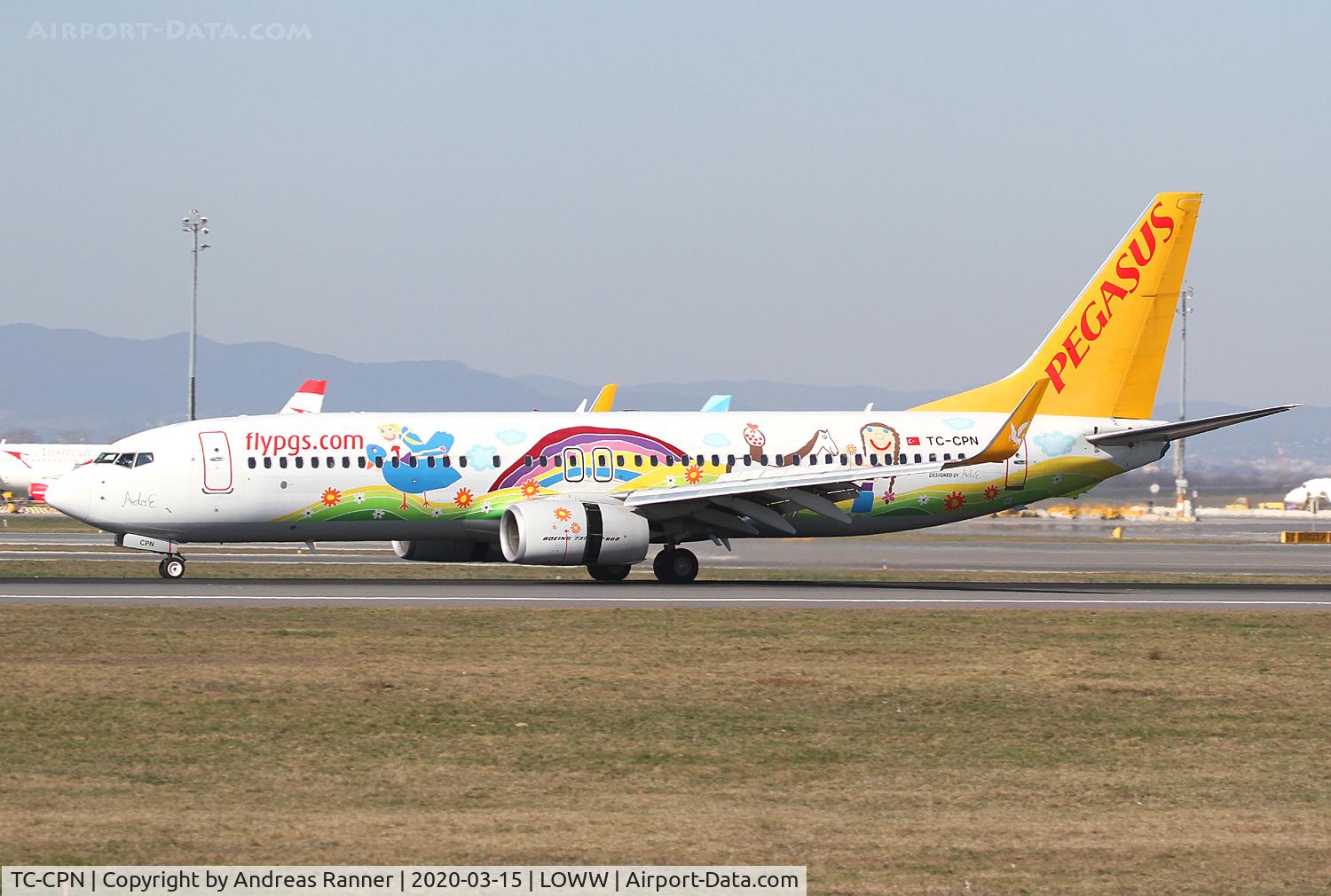 TC-CPN, 2015 Boeing 737-85R C/N 40013, Pegasus Boeing 737 Ada E. cs