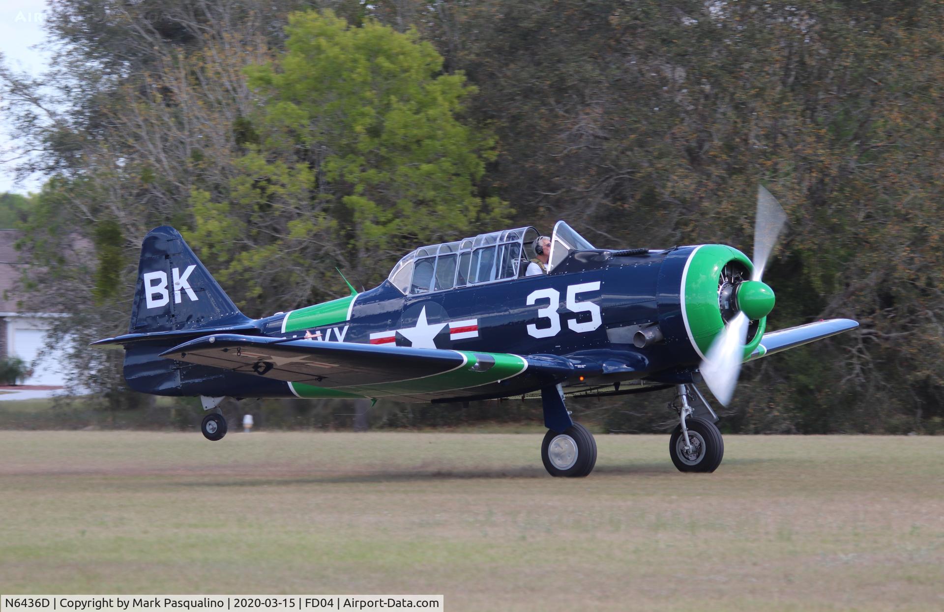 N6436D, 1958 North American SNJ-5 Texan C/N 88-16388, North American SNJ-5