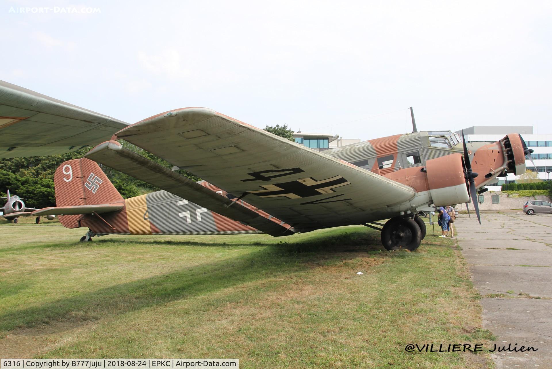 6316, Junkers (AAC) AAC-1 Toucan (Ju-52) C/N 255, at Cracovie