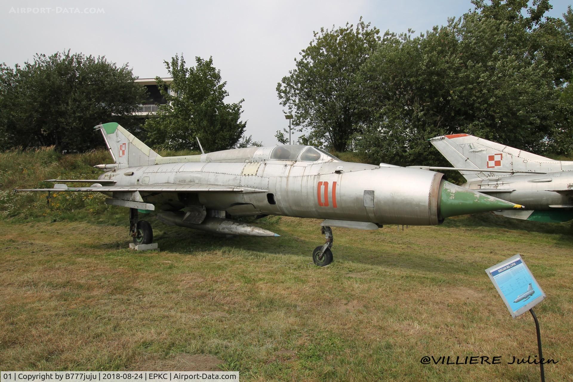 01, Mikoyan-Gurevich MiG-21PFM C/N 94ML01, at Cracovie