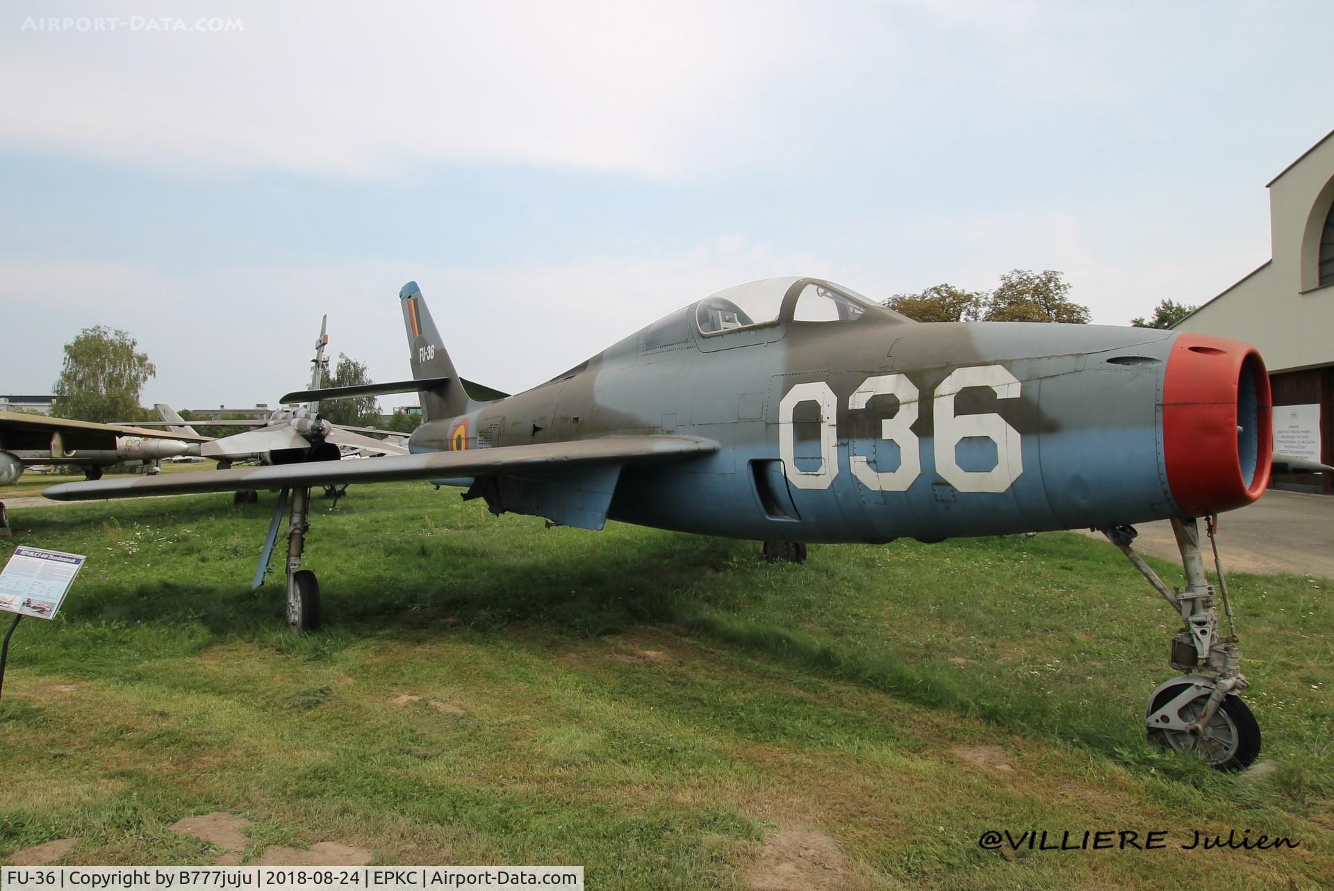 FU-36, Republic F-84F-51-RE Thunderstreak C/N 52-7157, at Cracovie