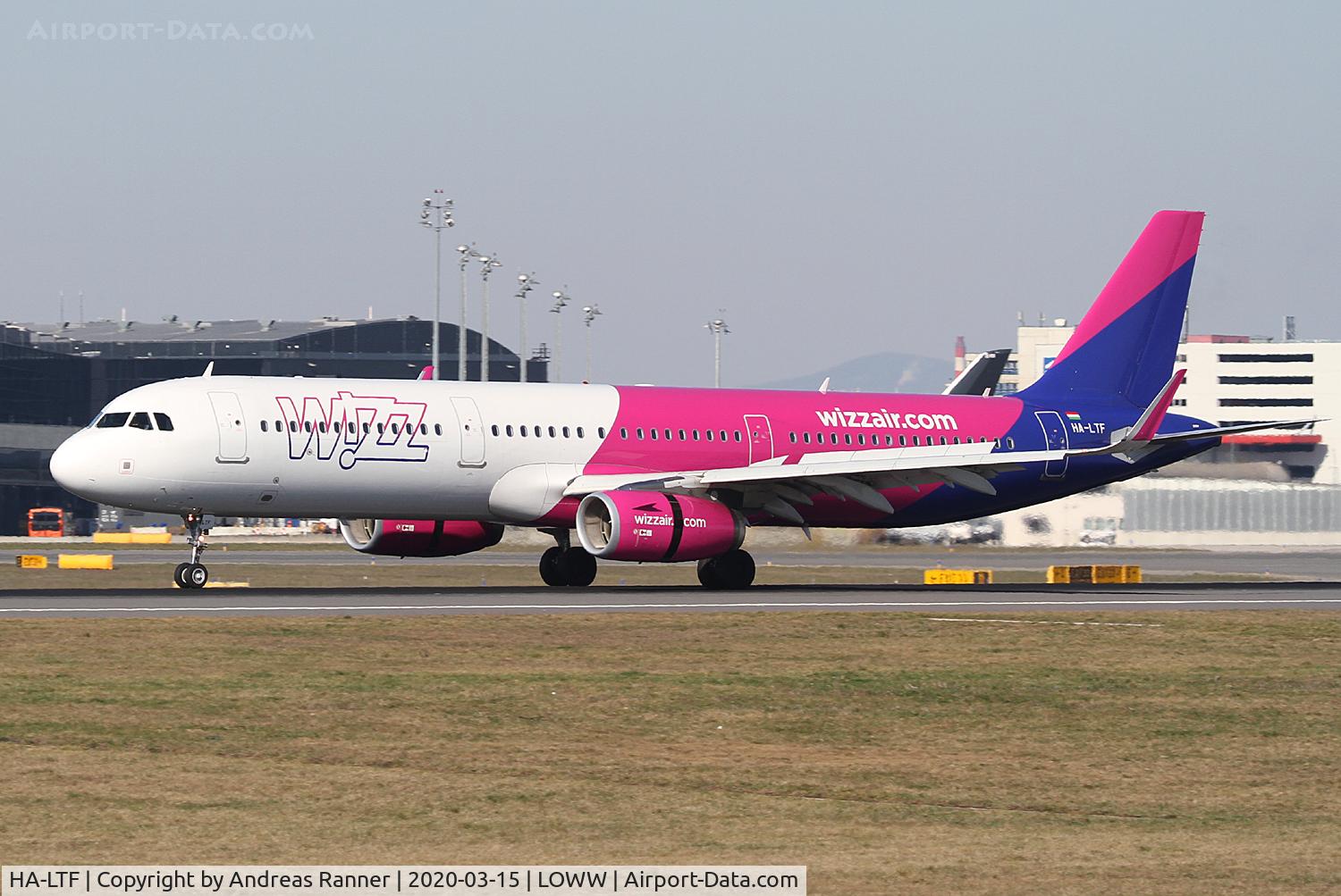 HA-LTF, 2018 Airbus A321-231 C/N 8328, Wizzair A321