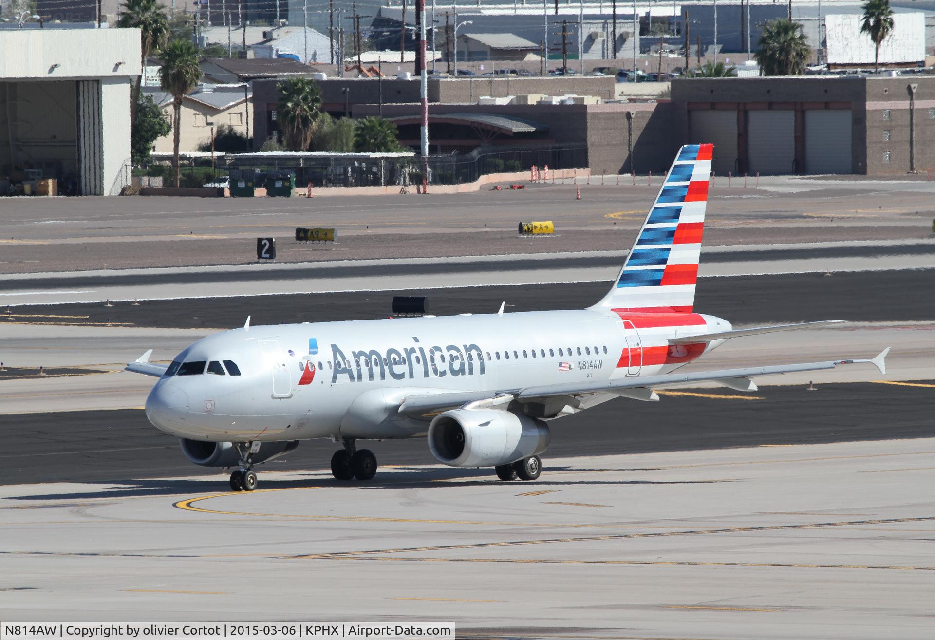 N814AW, 2000 Airbus A319-132 C/N 1281, Phoenix 2015