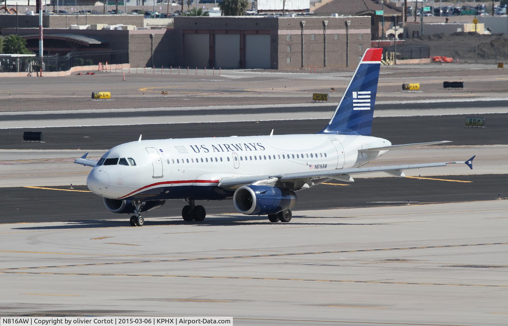 N816AW, 2000 Airbus A319-132 C/N 1350, Phoenix 2015