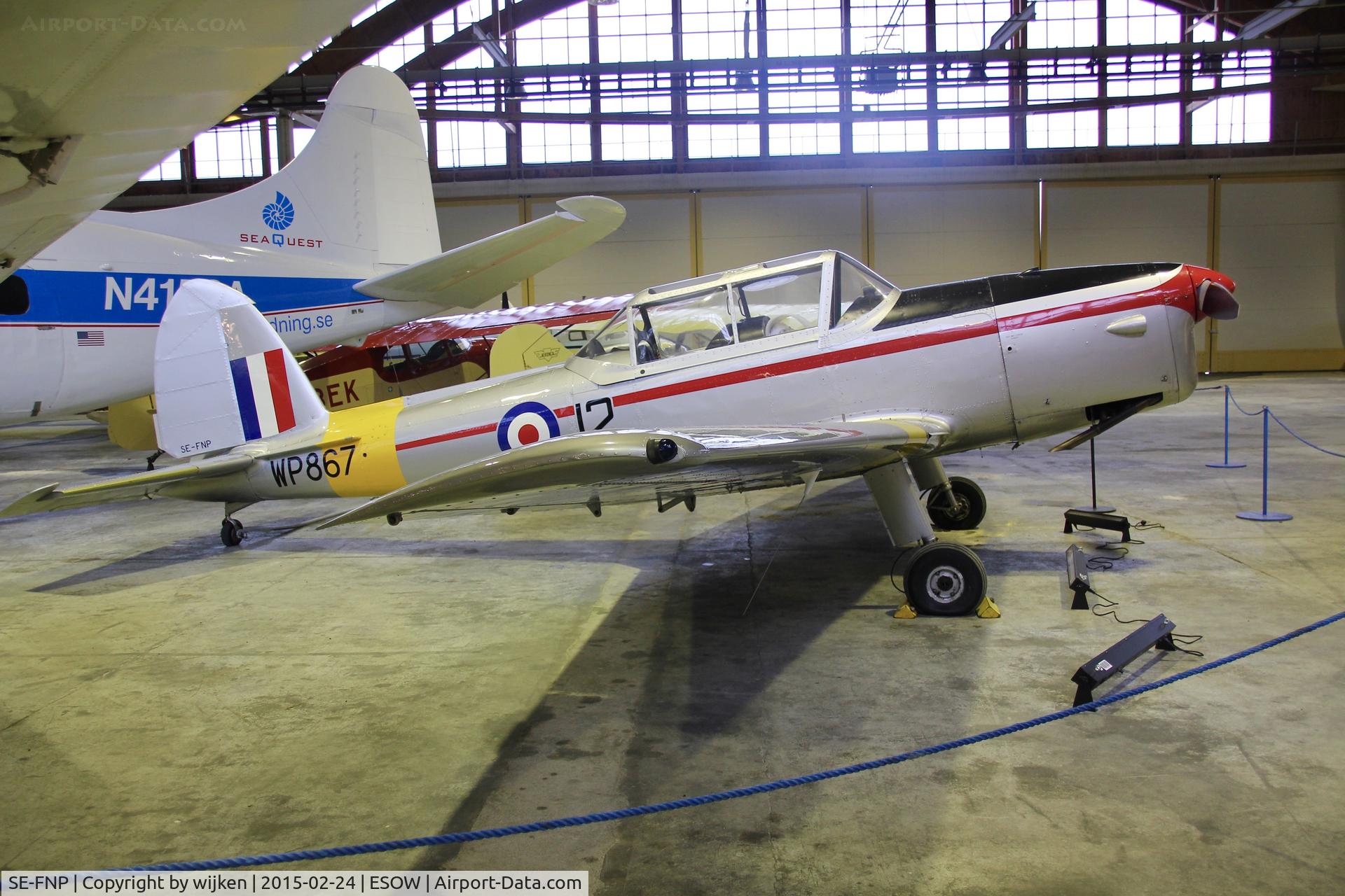 SE-FNP, 1952 De Havilland DHC-1 Chipmunk T.10 C/N C1/0756, Västerås Flygmuseum