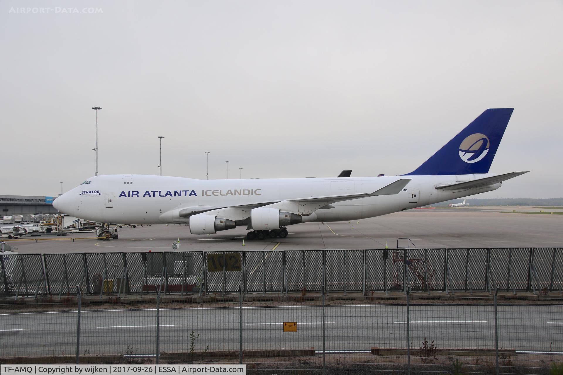 TF-AMQ, 1995 Boeing 747-412F/SCD C/N 26553, Ramp R