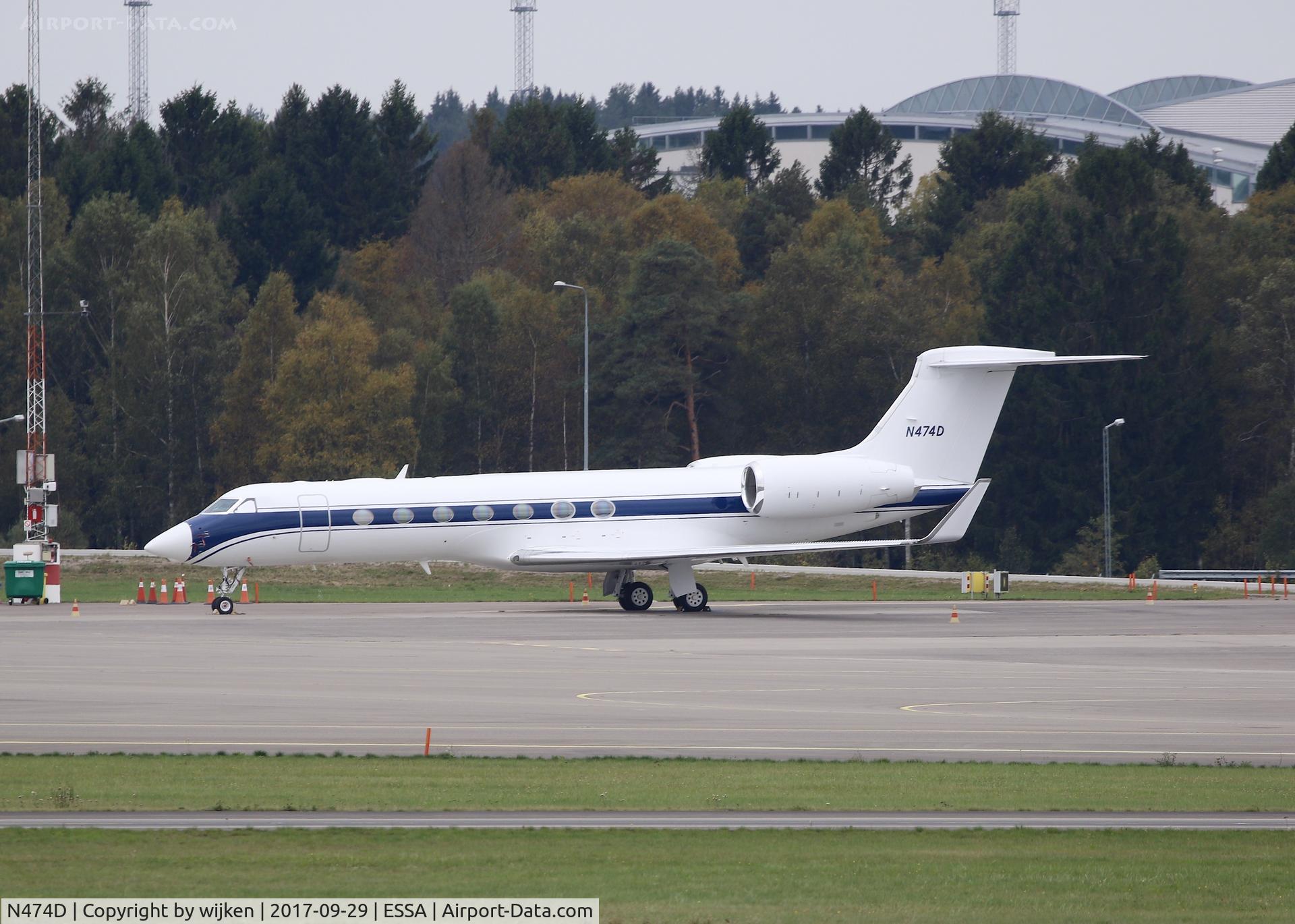 N474D, 2005 Gulfstream Aerospace GV-SP (G550) C/N 5083, Ramp M