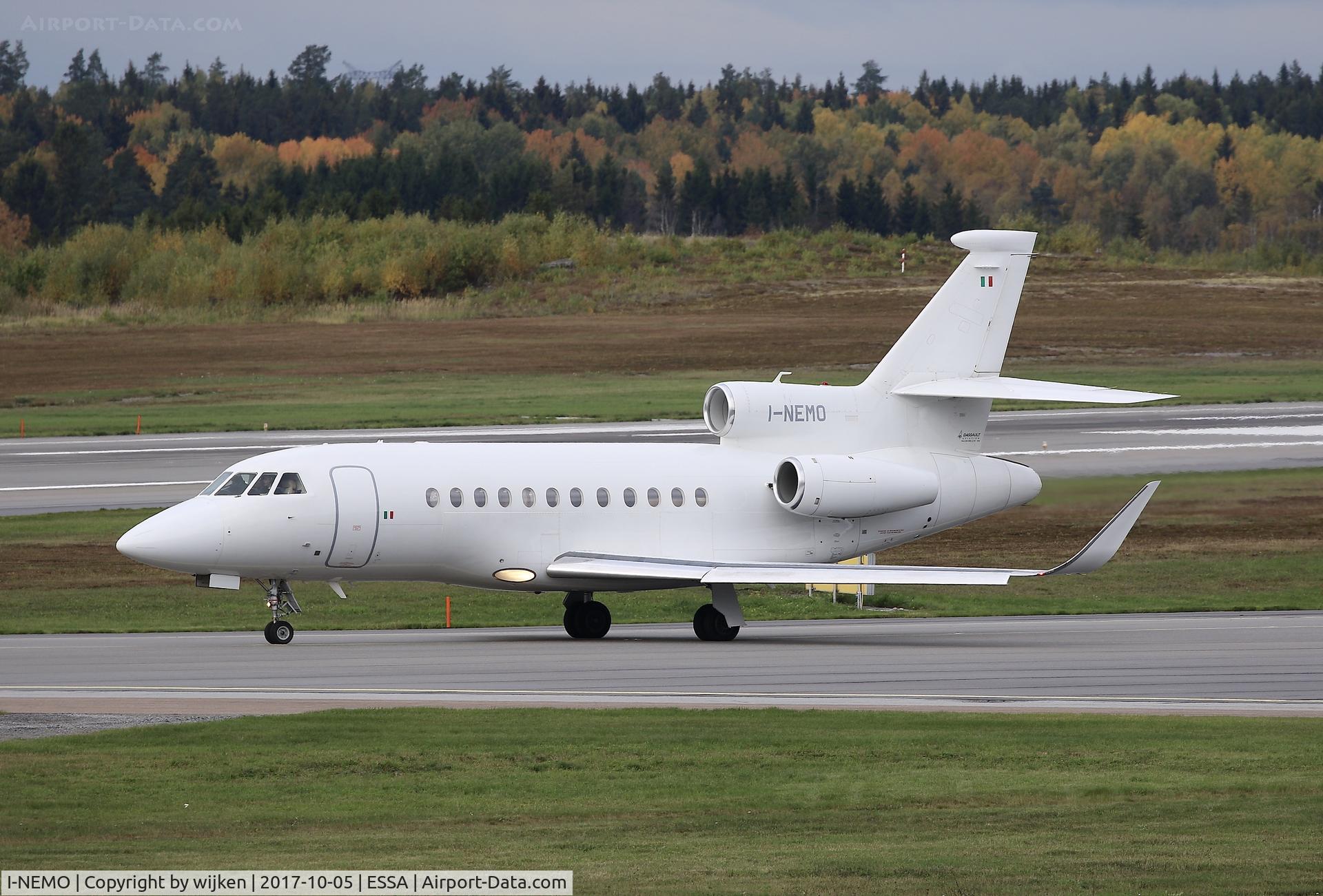 I-NEMO, 2011 Dassault Falcon 900LX C/N 255, RWY 01L