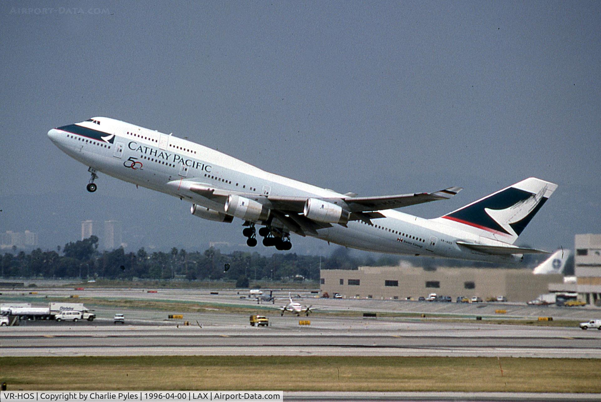 VR-HOS, 1990 Boeing 747-467 C/N 24850, 50th Decal