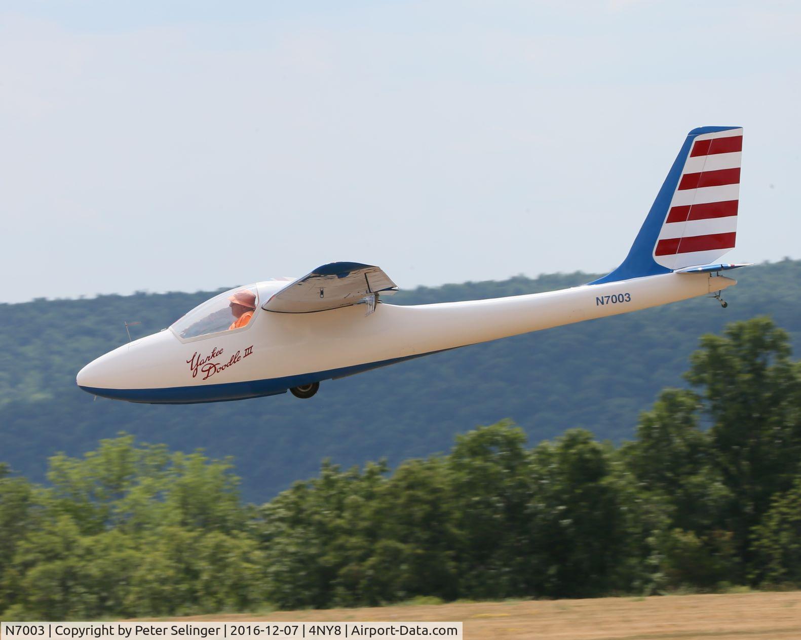 N7003, 1968 Laister Sailplane Products LP-49 C/N 12, Laister LP-49 sailplane N7003 Serial #12
International Vintage Sailplane Meet 2016 Harris Hill, Elmira NY
