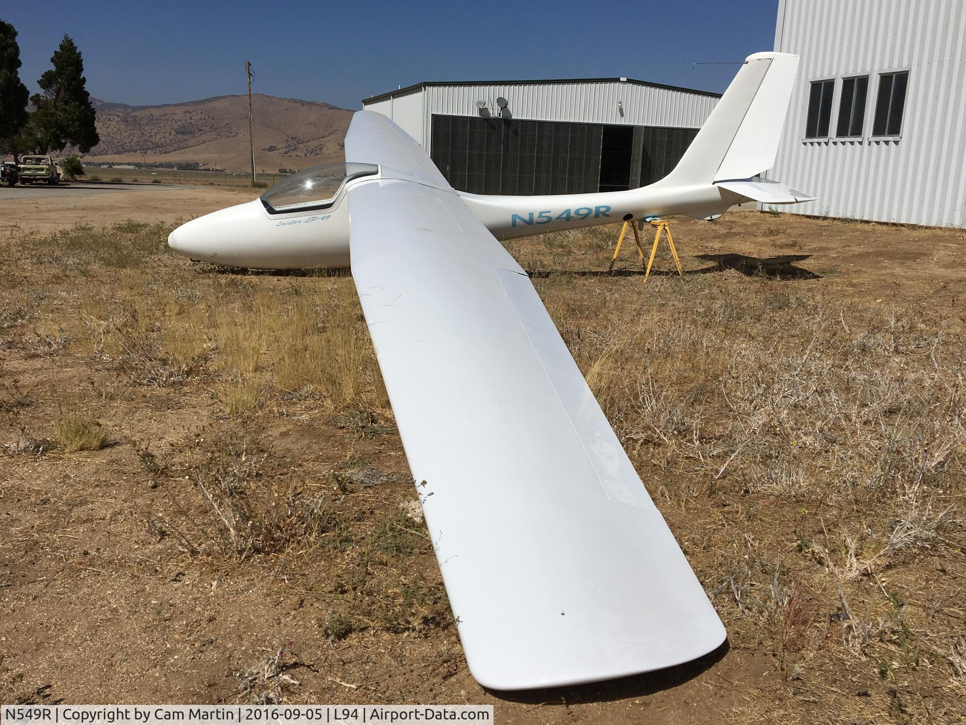 N549R, Laister Sailplane Products LP-49 C/N 5, This is the last Laister LP-49 