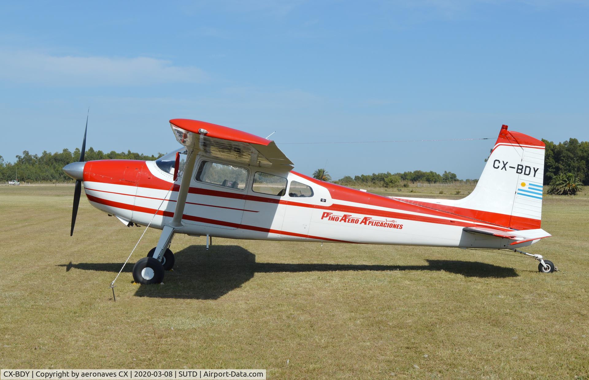 CX-BDY, 1965 Cessna 180H Skywagon Skywagon C/N 51493, en festival aéreo Aero club de flores 8/03/20