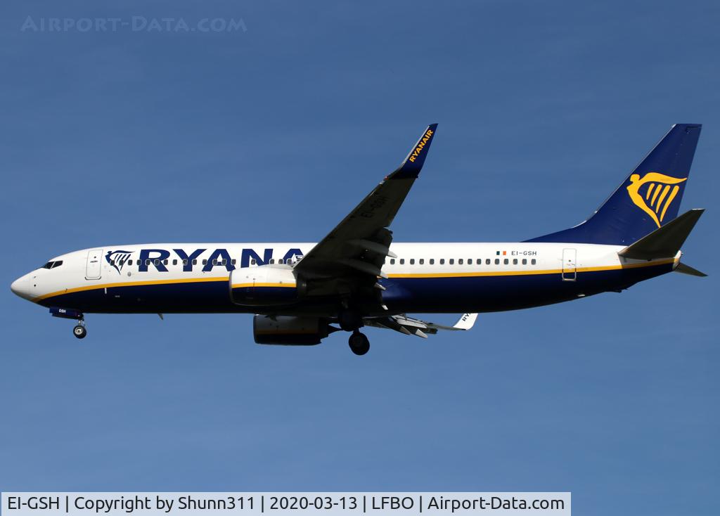 EI-GSH, 2018 Boeing 737-8AS C/N 44846, Landing rwy 32L