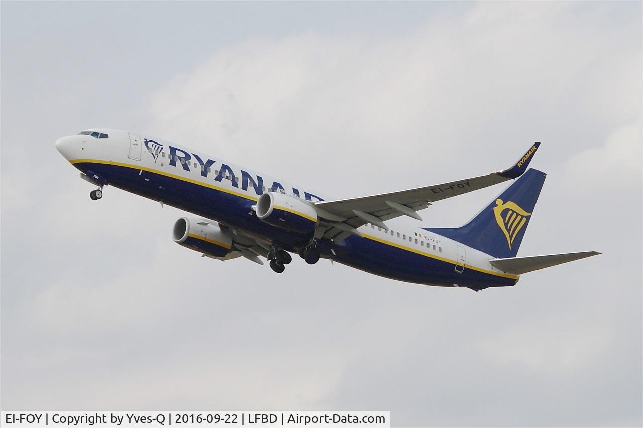 EI-FOY, 2016 Boeing 737-8AS C/N 44728, Boeing 737-8AS, Take off rwy 23, Bordeaux Mérignac airport (LFBD-BOD)