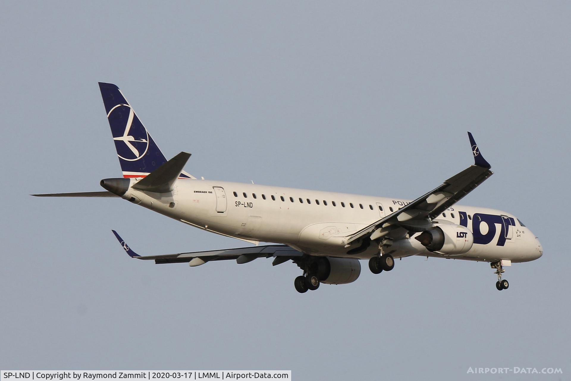 SP-LND, 2012 Embraer 195LR (ERJ-190-200LR) C/N 19000516, Embraer 195LR ERJ190 SP-LND LOT Polish Airlines
