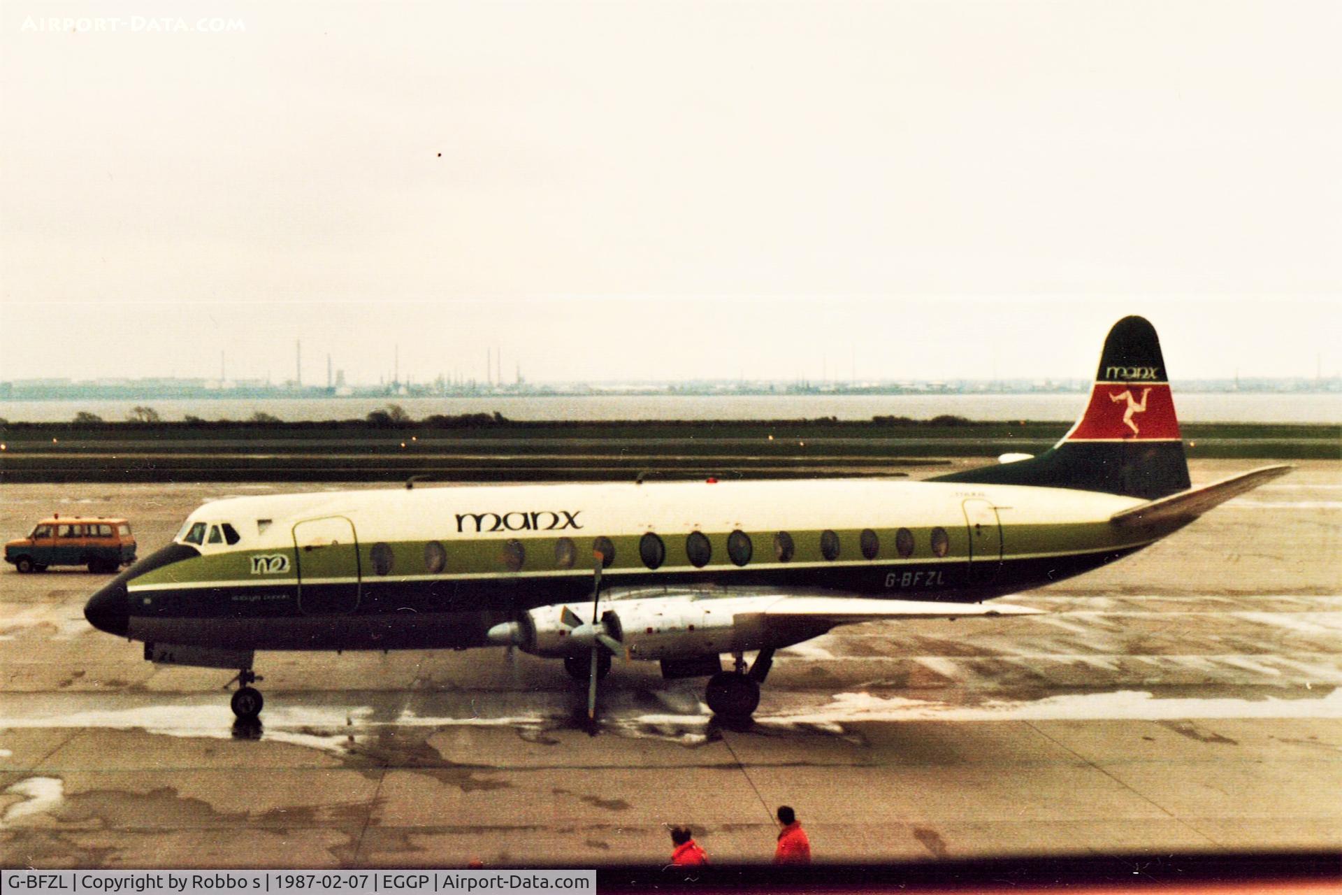 G-BFZL, 1959 Vickers Viscount 816 C/N 435, G-BFZL VCV-836 at EGGP.