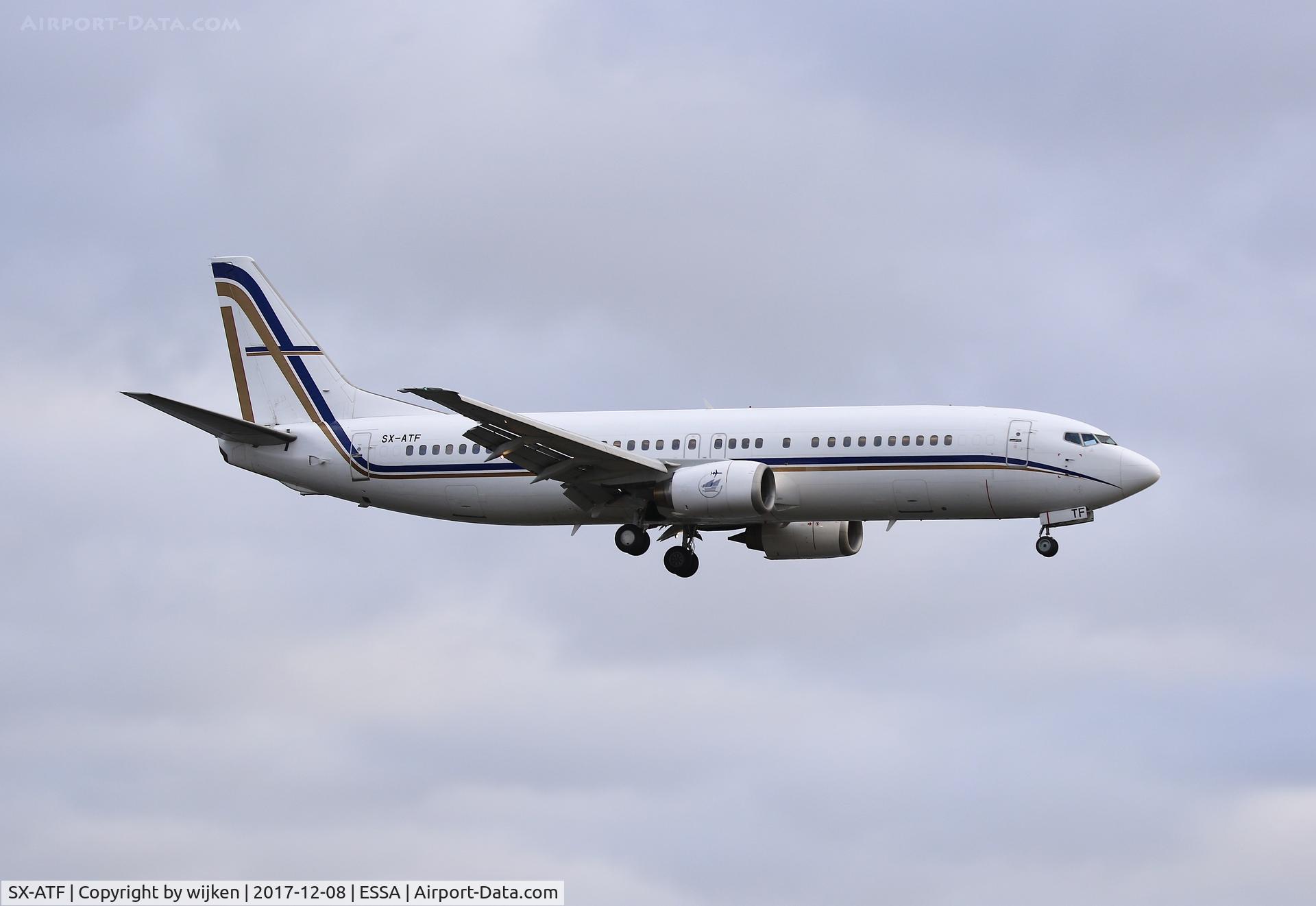 SX-ATF, 1992 Boeing 737-406 C/N 25423, RWY 01L