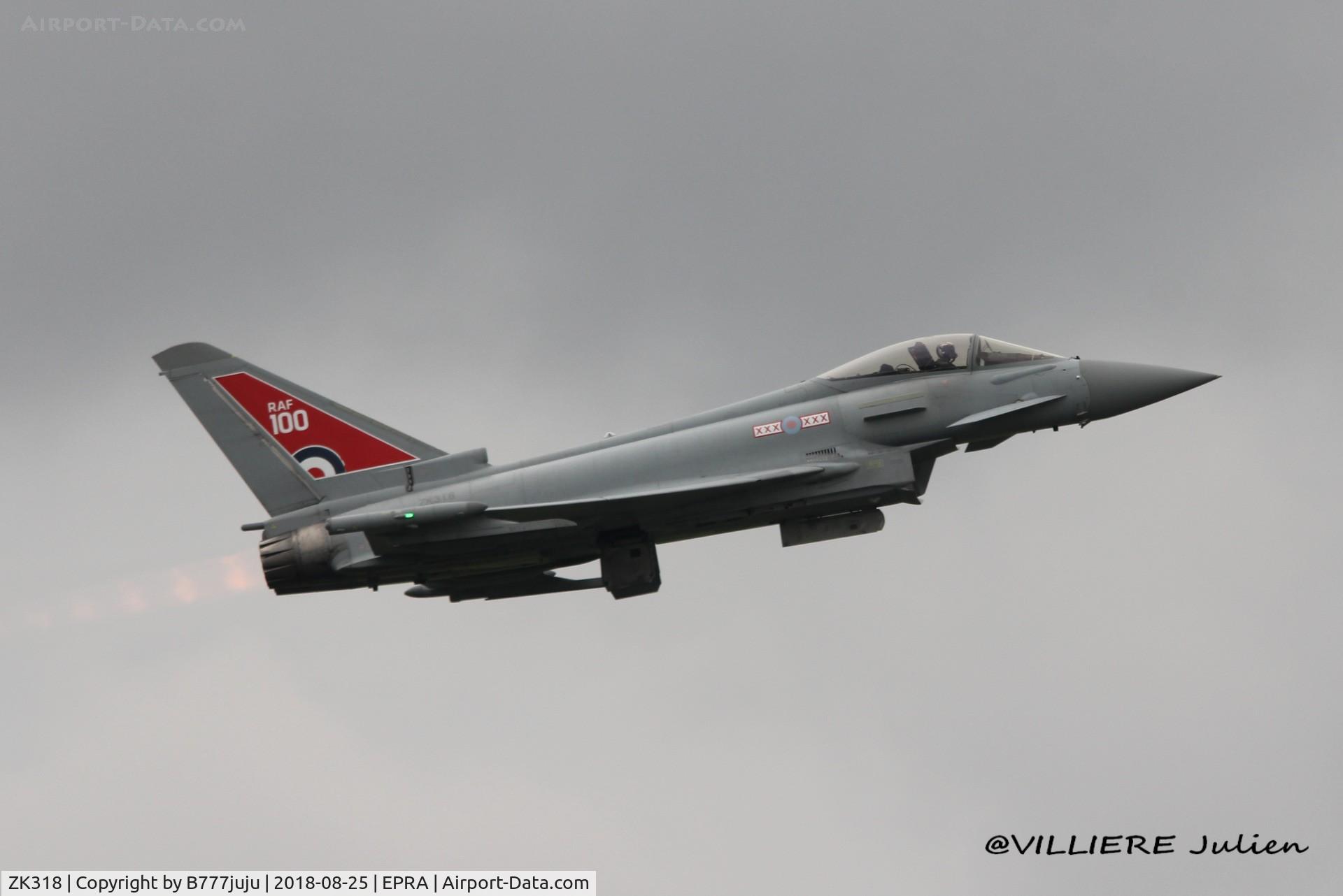 ZK318, Eurofighter Typhoon FGR.4 C/N BS079, at Radom