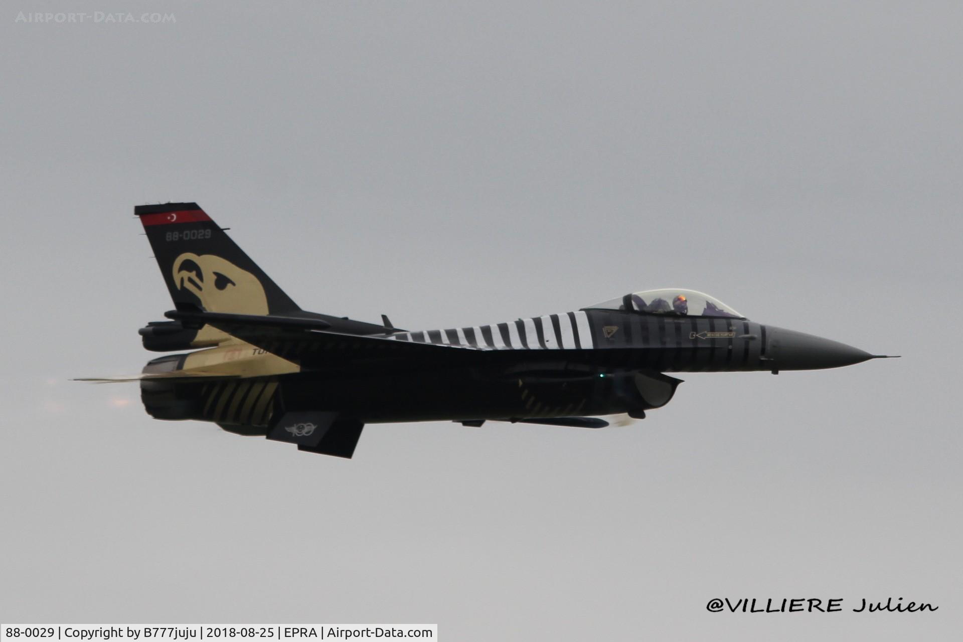 88-0029, TAI (Turkish Aerospace Industries) F-16C Fighting Falcon C/N 4R-31, at Radom