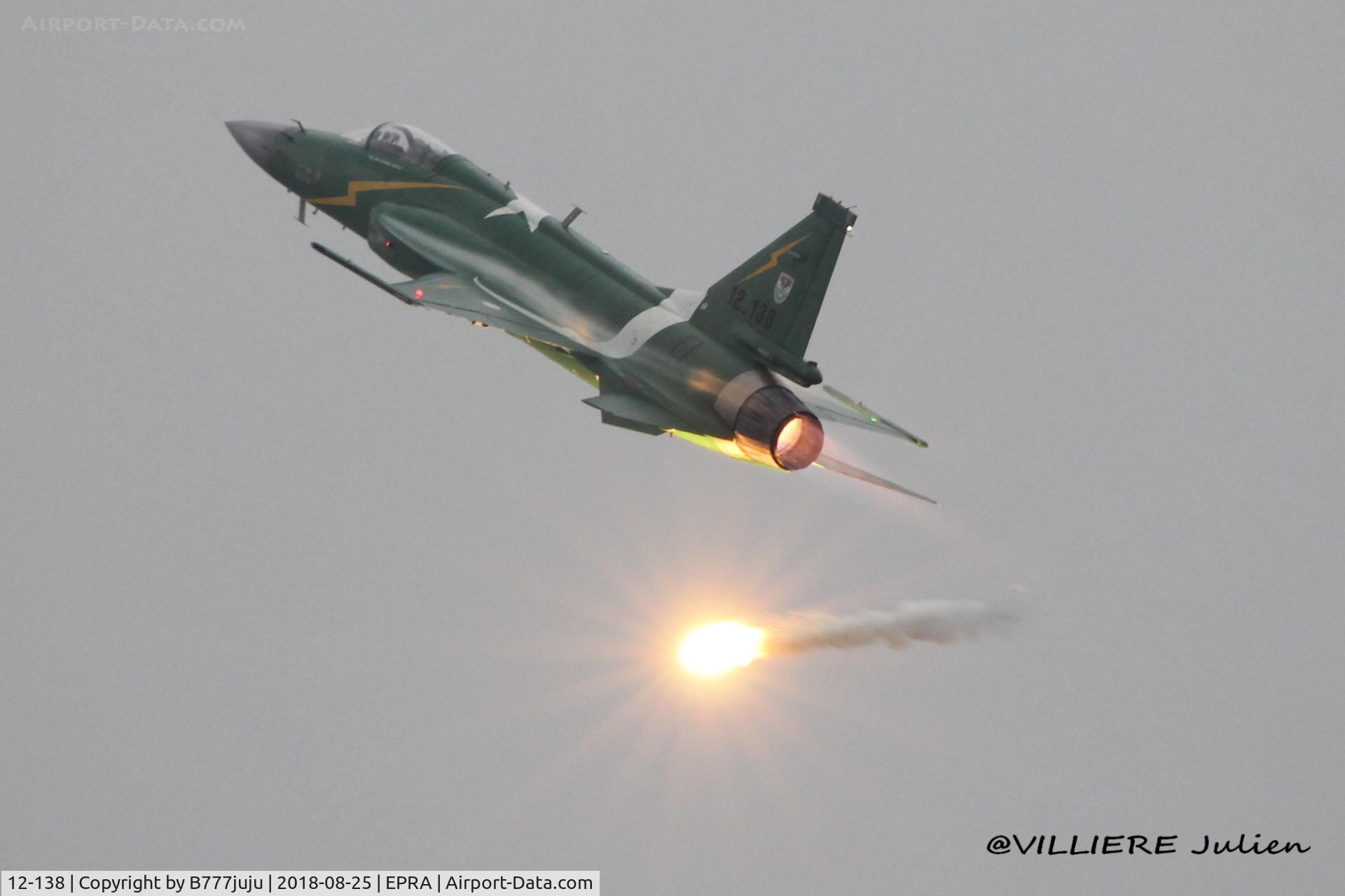 12-138, PAC JF-17 Thunder C/N FC10130, at Radom