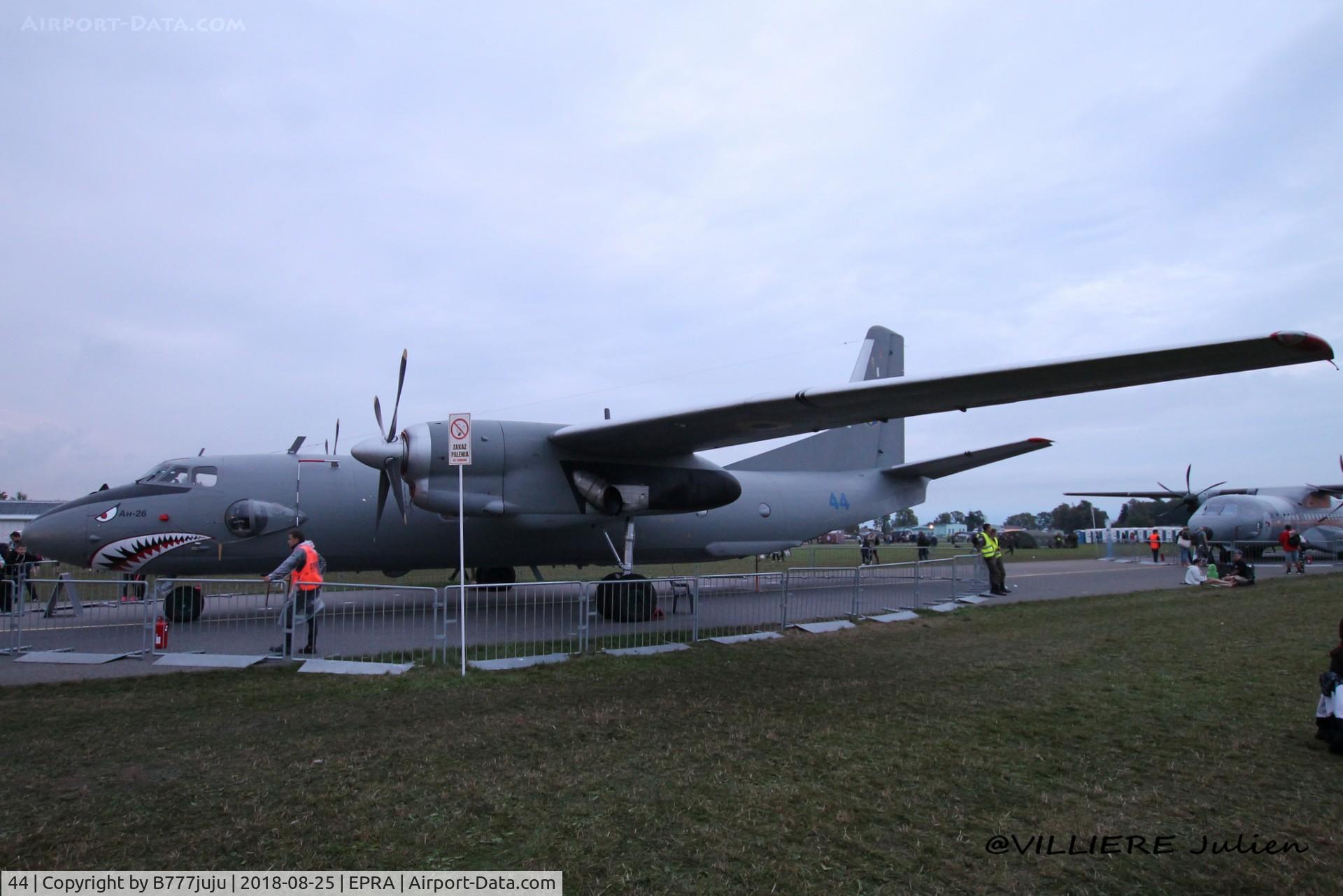 44, Antonov An-26 C/N 9603, at Radom