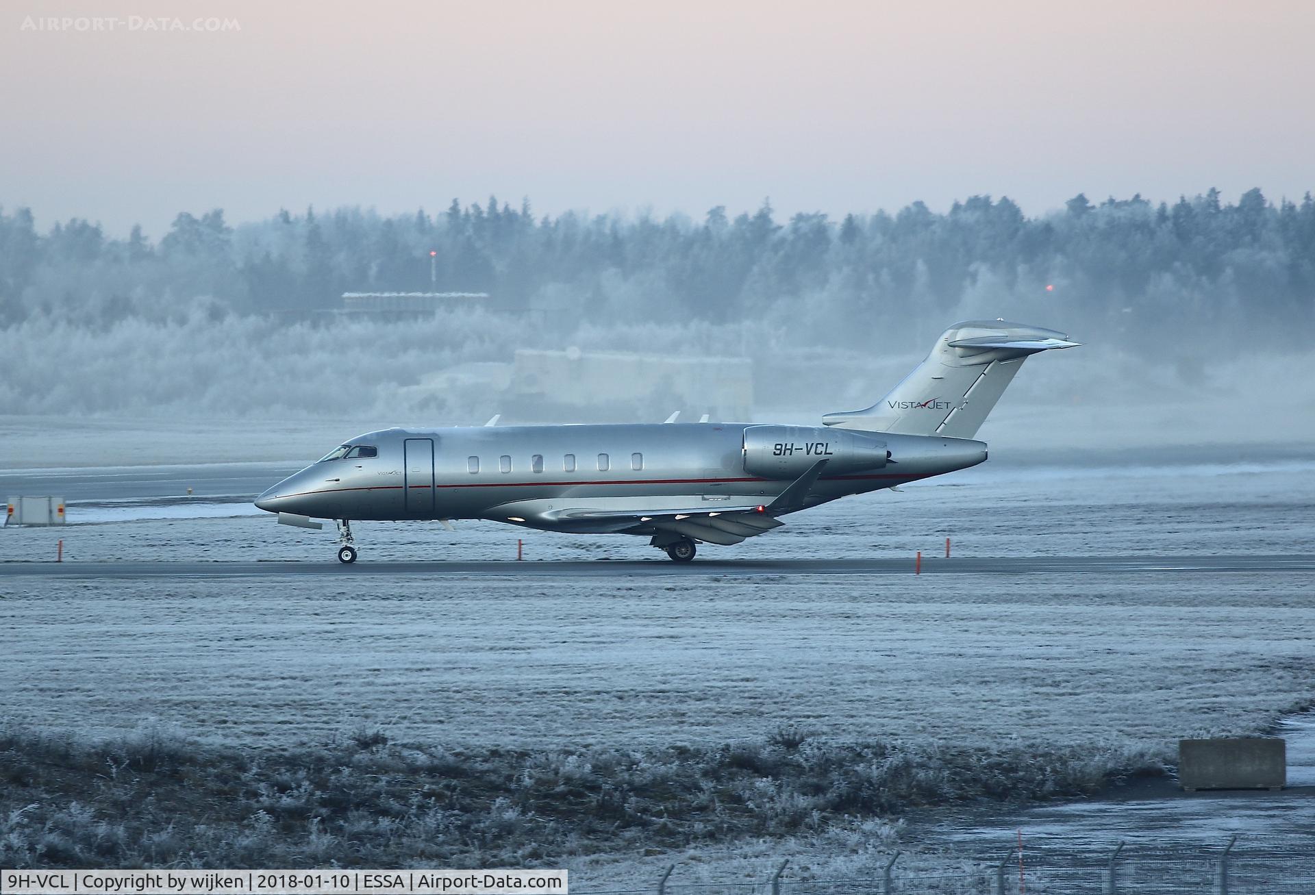 9H-VCL, 2015 Bombardier Challenger 300 (BD-100-1A10) C/N 20606, RWY 01L